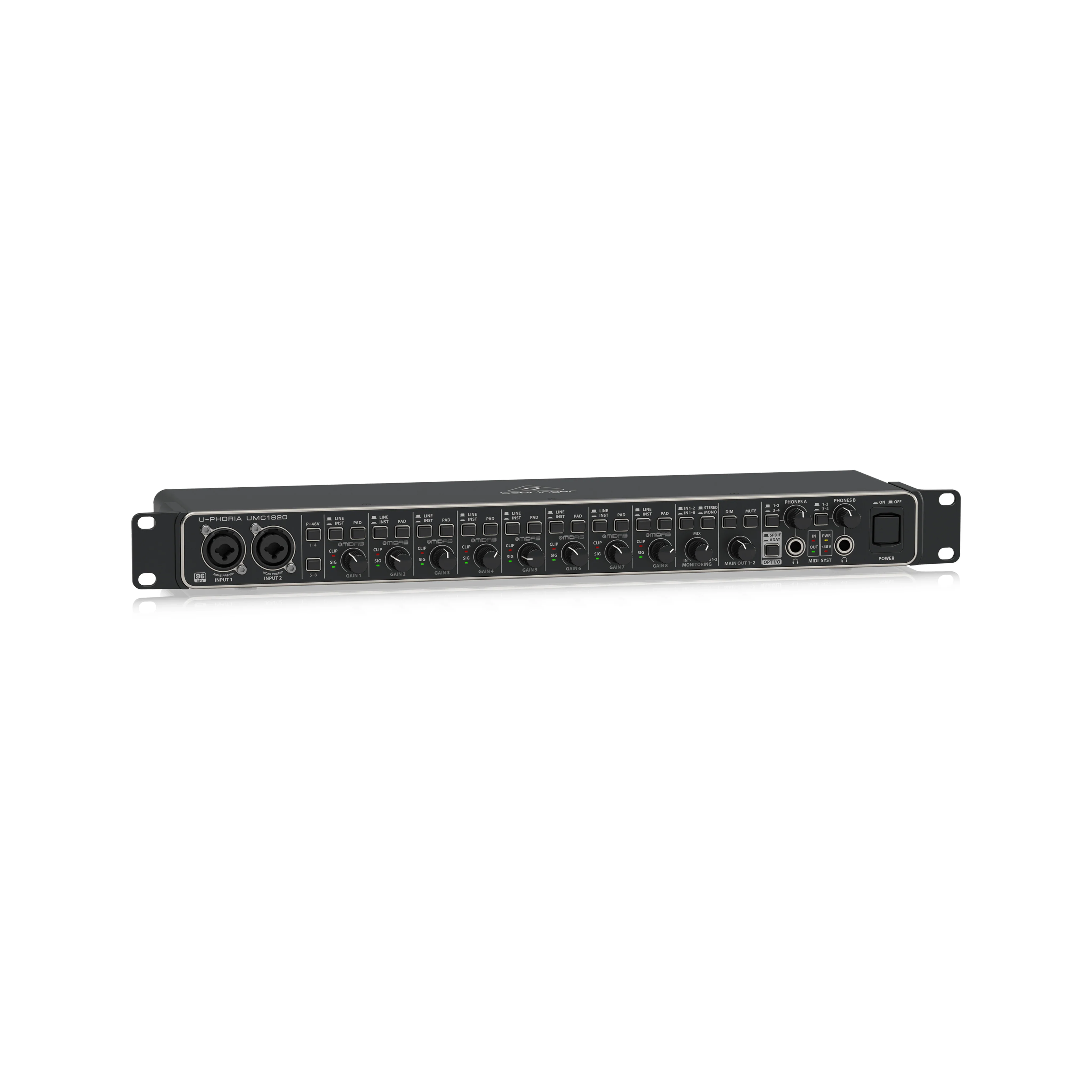 Behringer U-Phoria UMC1820 USB Audio Interface - Image 3
