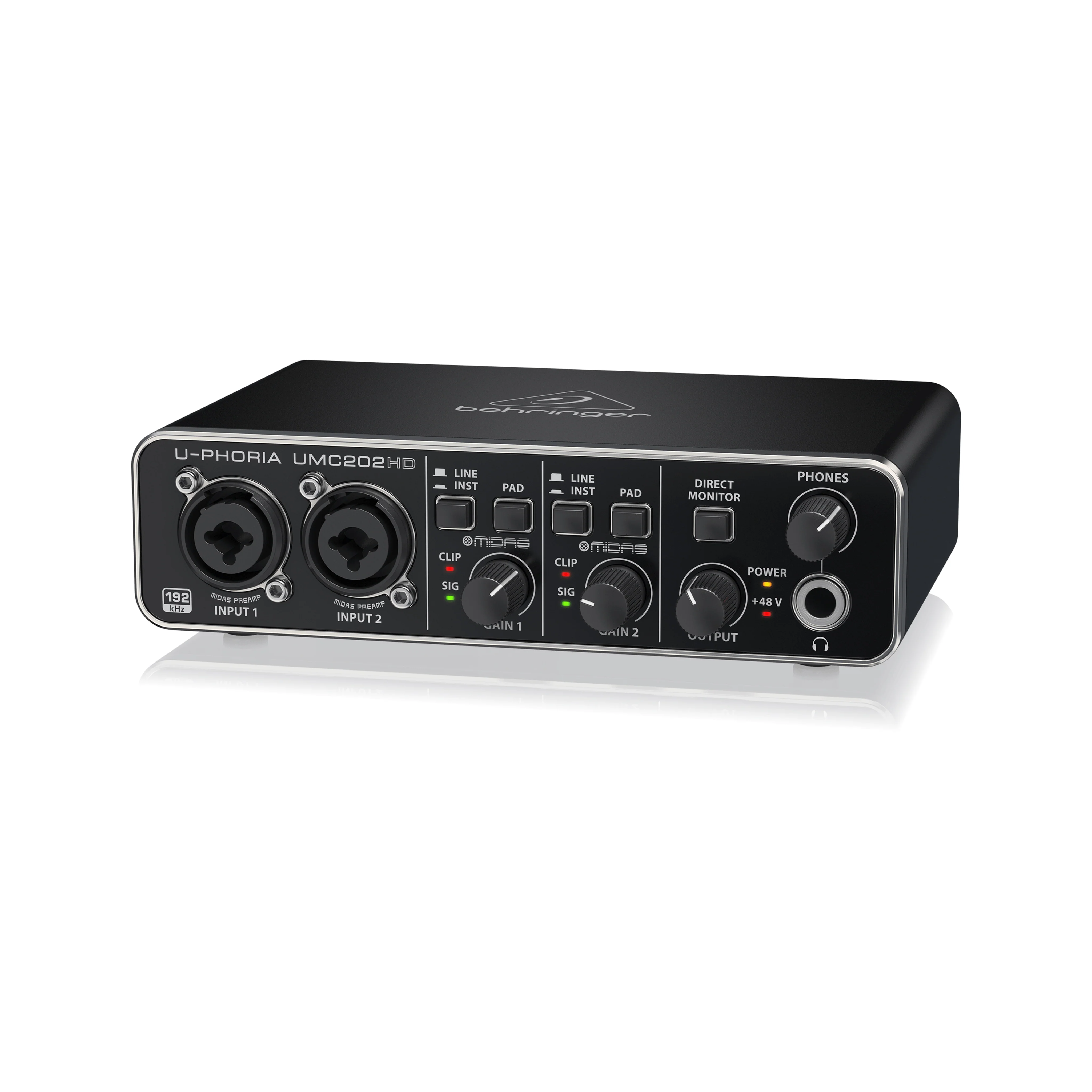 Behringer U-Phoria UMC202HD USB Audio Interface - Image 3