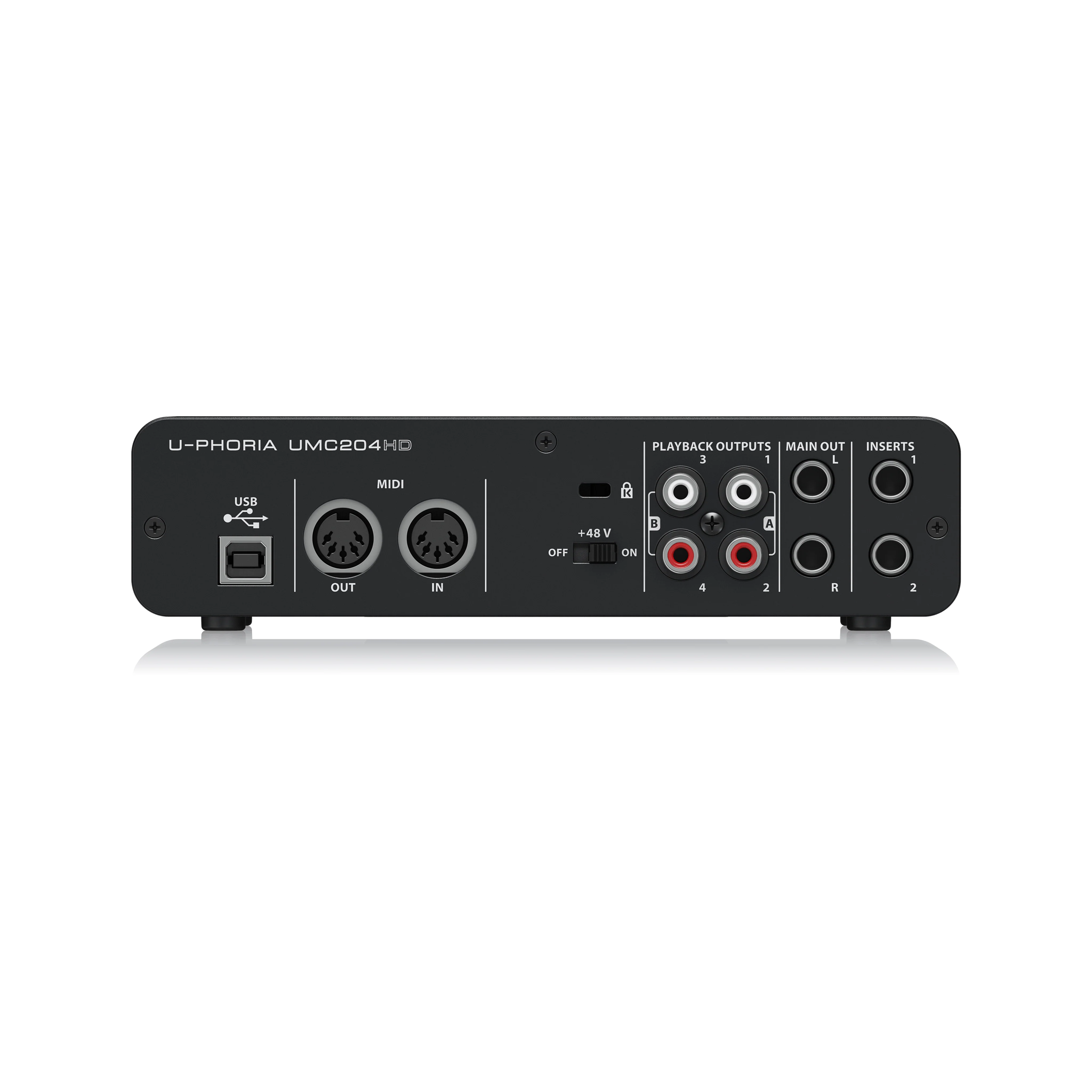 Behringer U-Phoria UMC204HD USB Audio Interface - Image 5