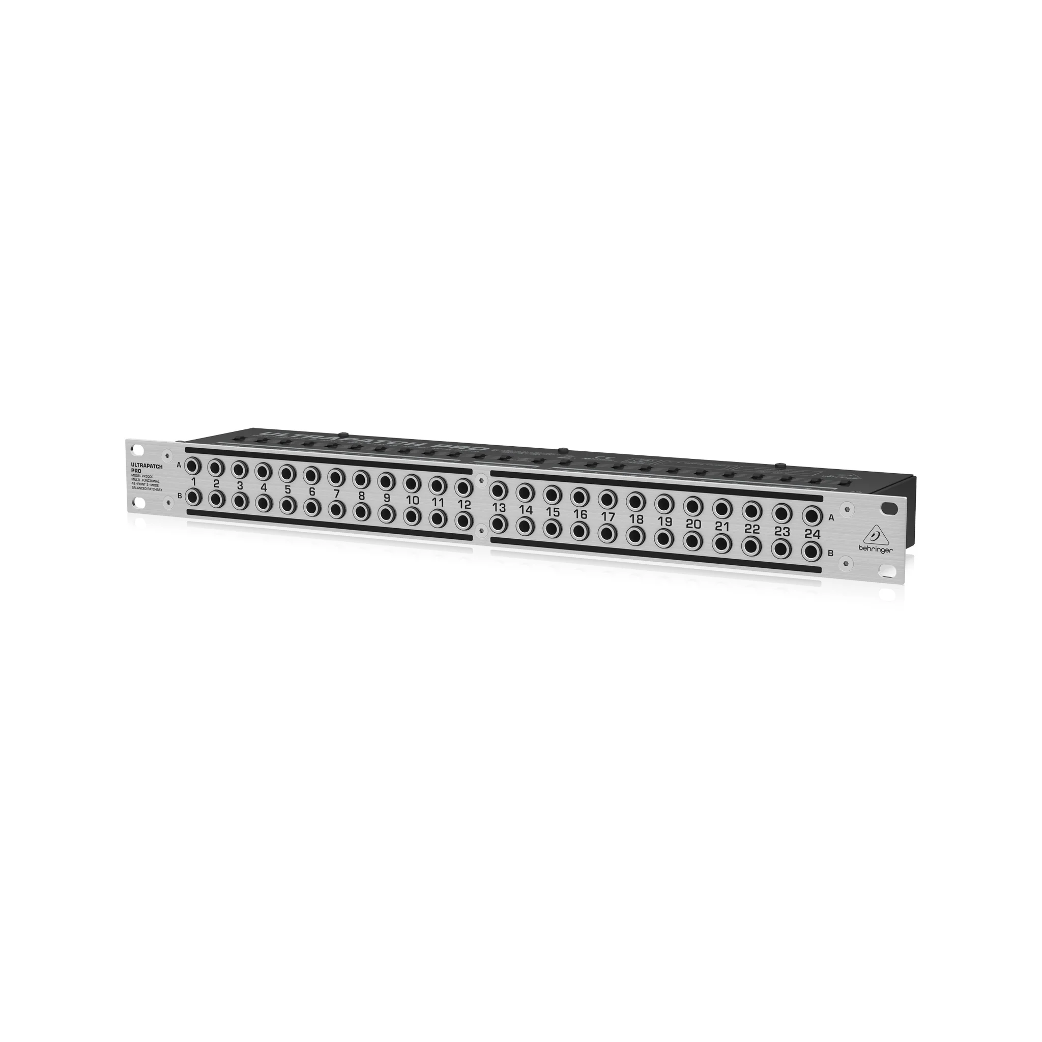 Behringer Ultrapatch Pro PX3000 48-point 1/4" TRS Balanced Patch Bay - Image 3