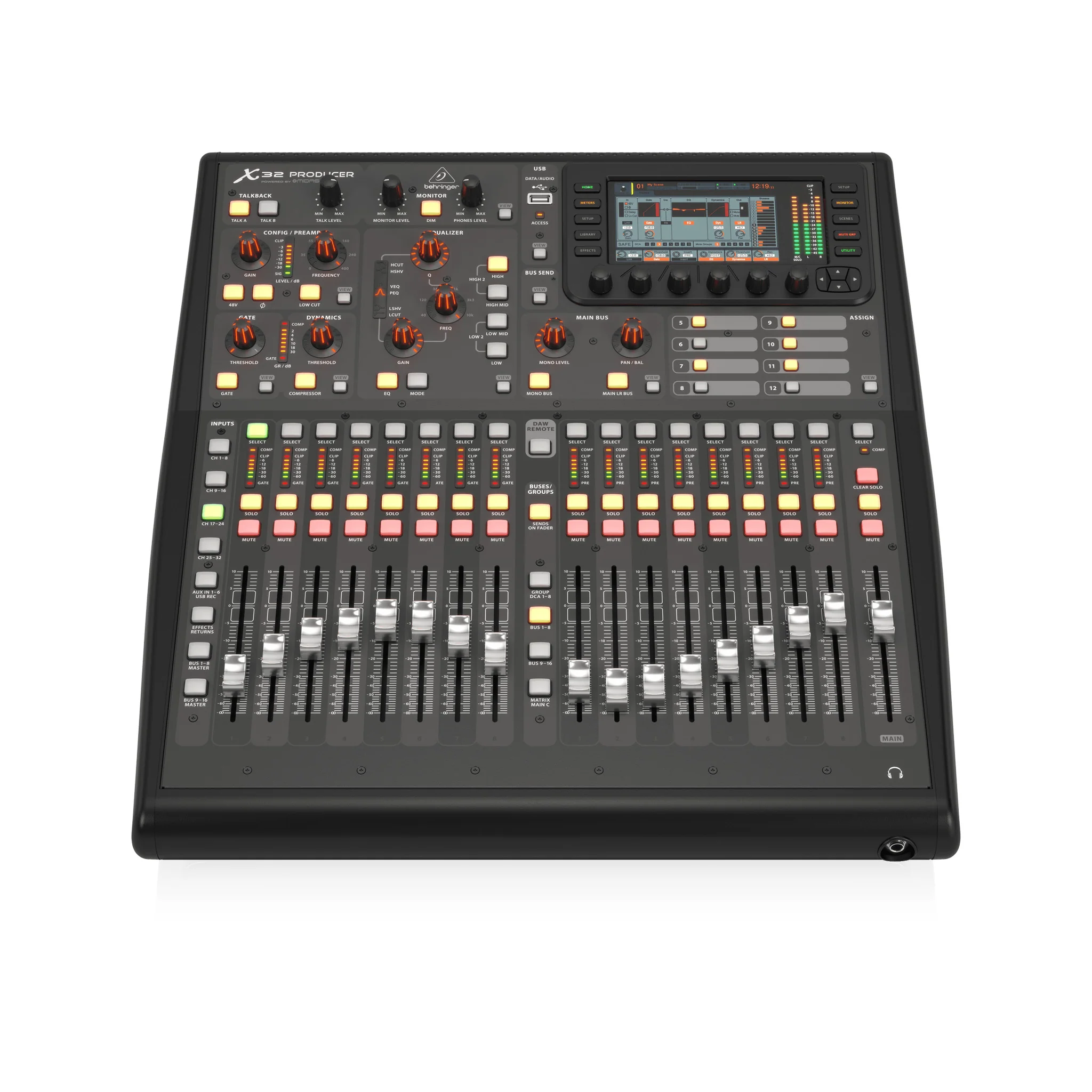 Behringer X32 Producer 40-Channel Digital Mixer, UK PLUG - Image 2