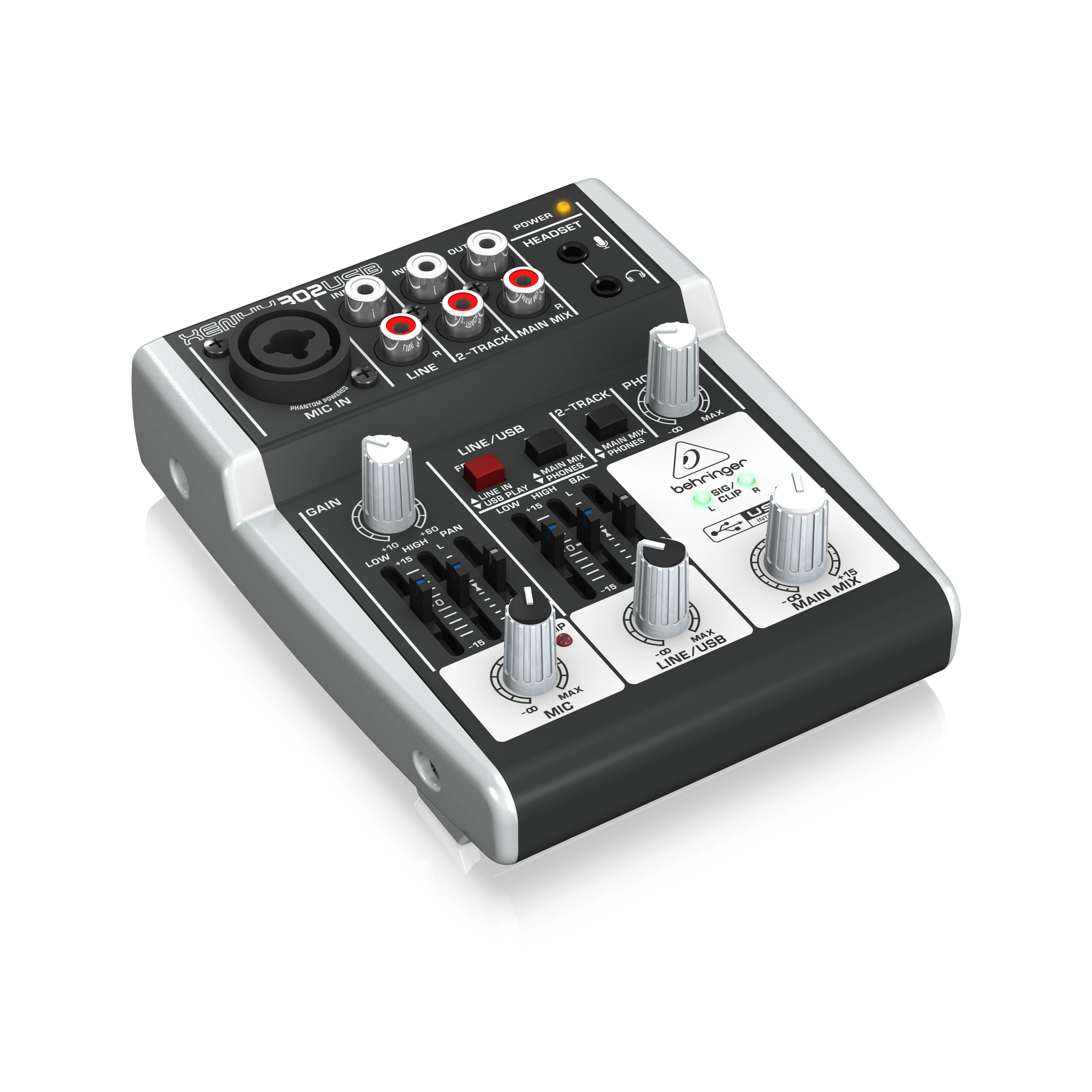 Behringer XENYX 302USB 3-Channel Mixer w/ USB, EU - Image 2