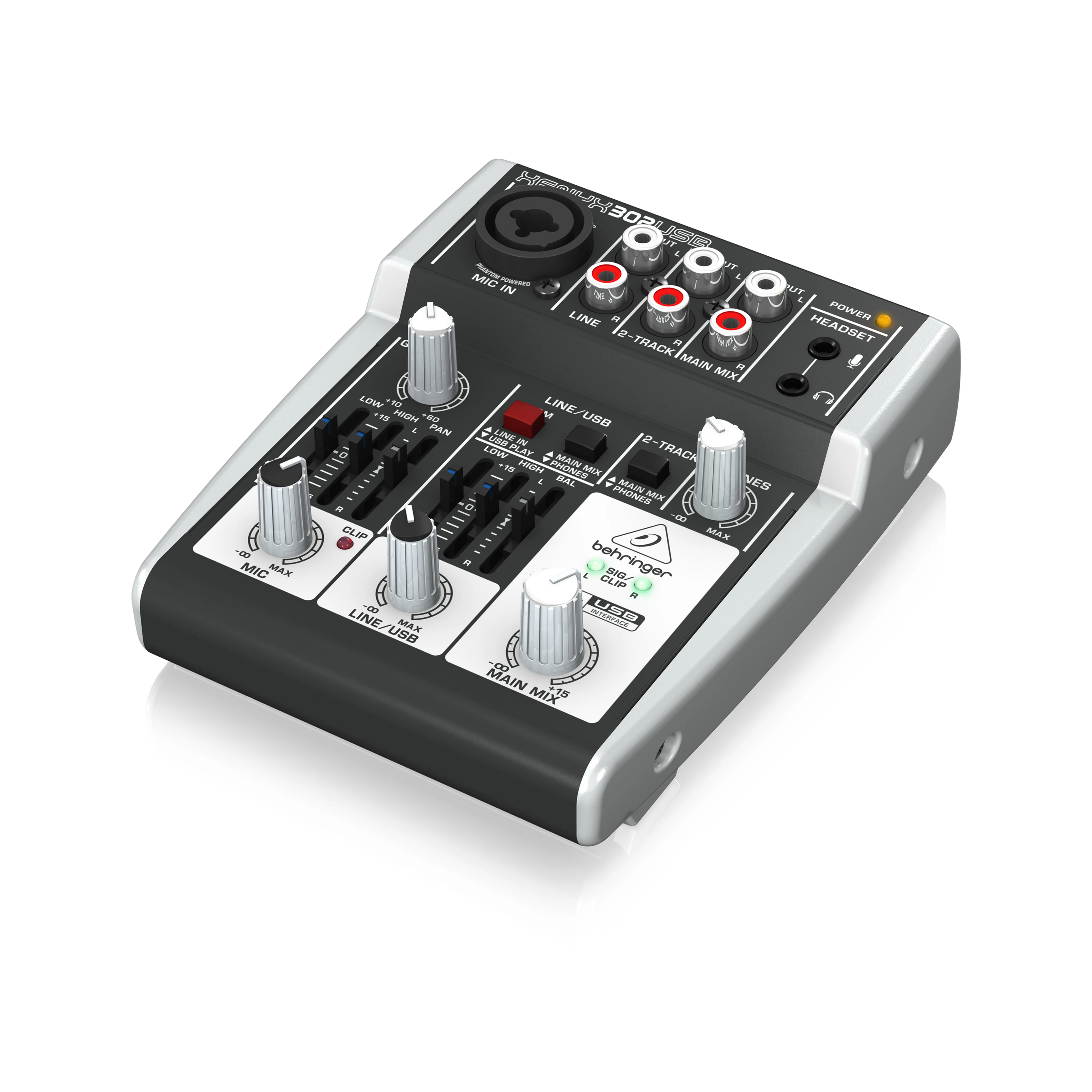 Behringer XENYX 302USB 3-Channel Mixer w/ USB, EU - Image 3