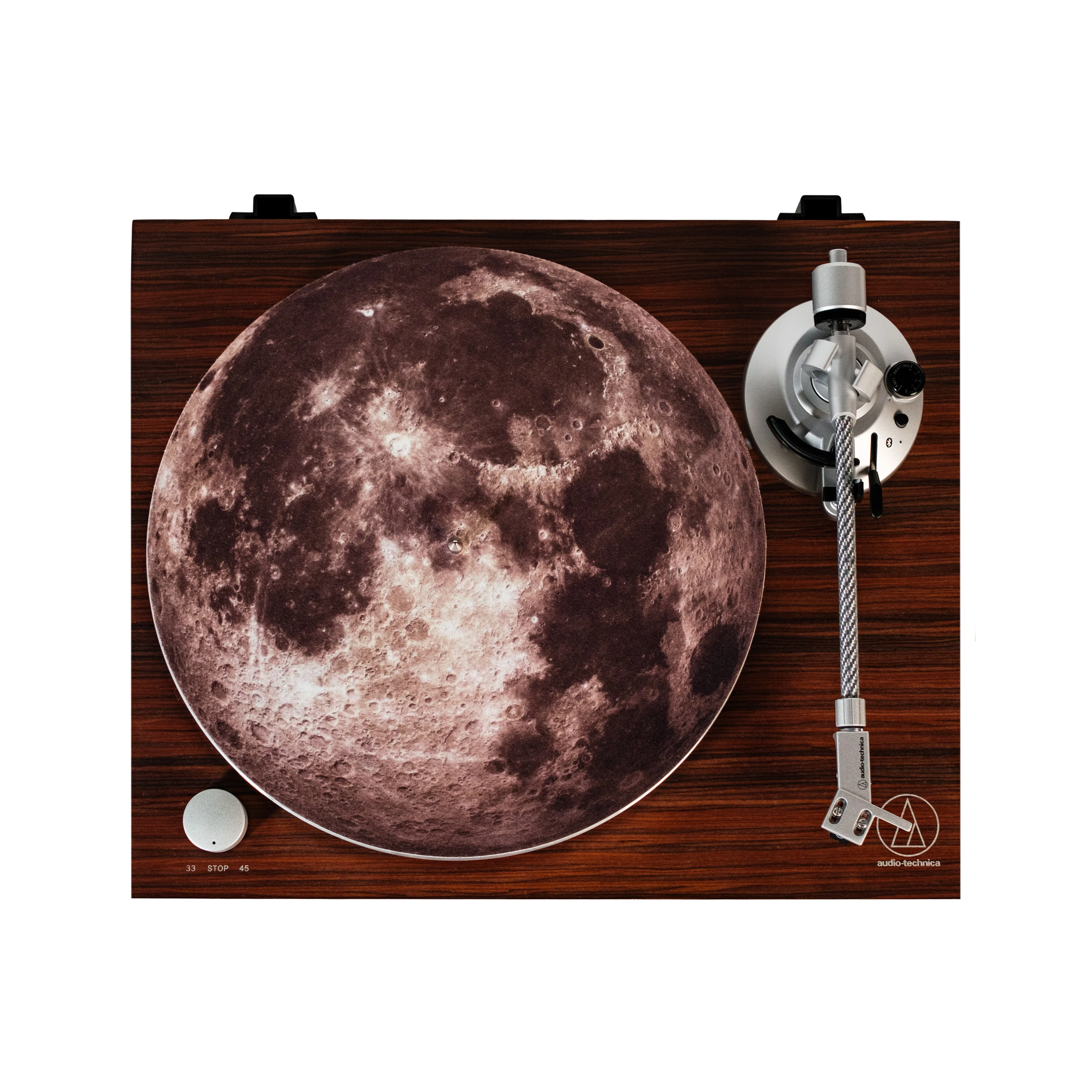 Bluescentric 3D Moon Graphic Turntable Slip Mat (AE) - Image 3