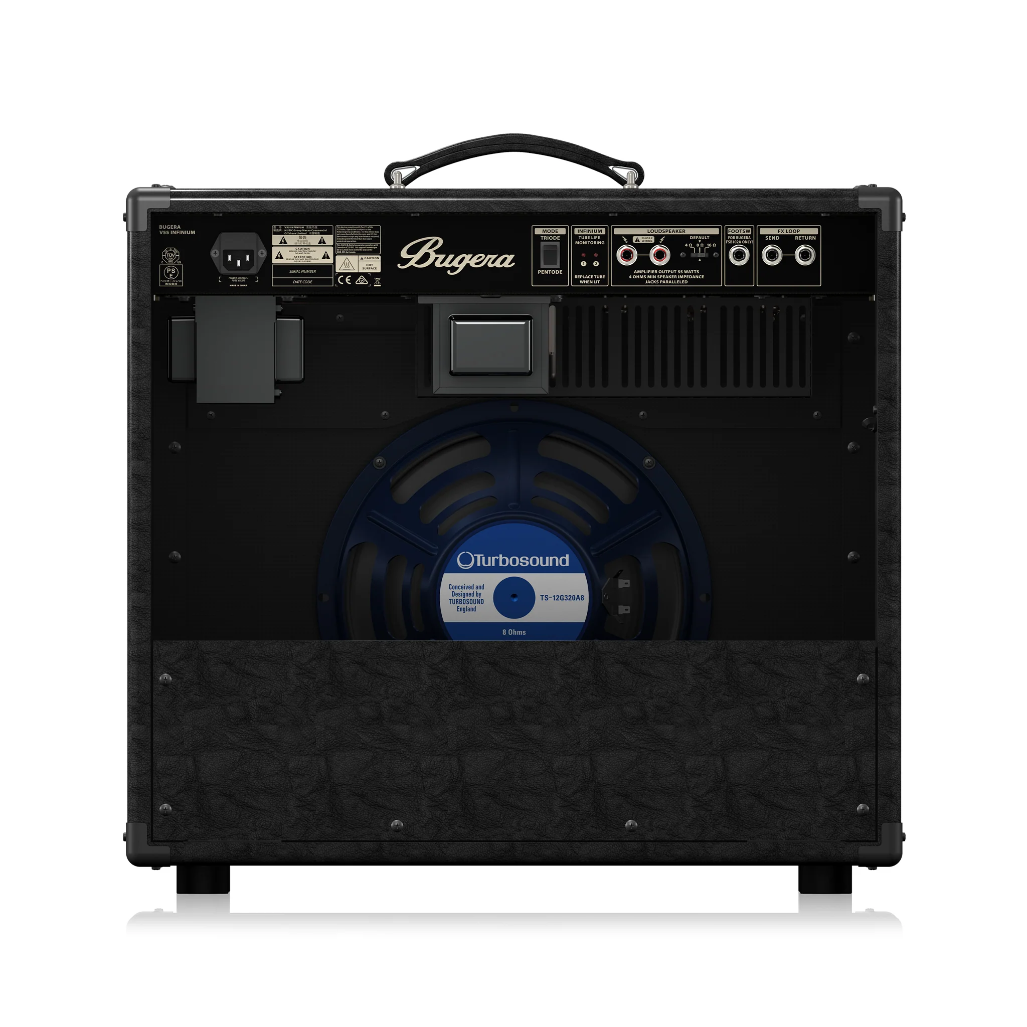 Bugera V55 Infinium 55W 1x12 All Tube Guitar Combo Amplifier - Image 4