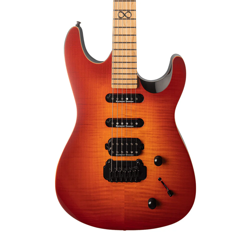 Chapman ML1 Pro Hybrid Electric Guitar, Phoenix Red - Image 4