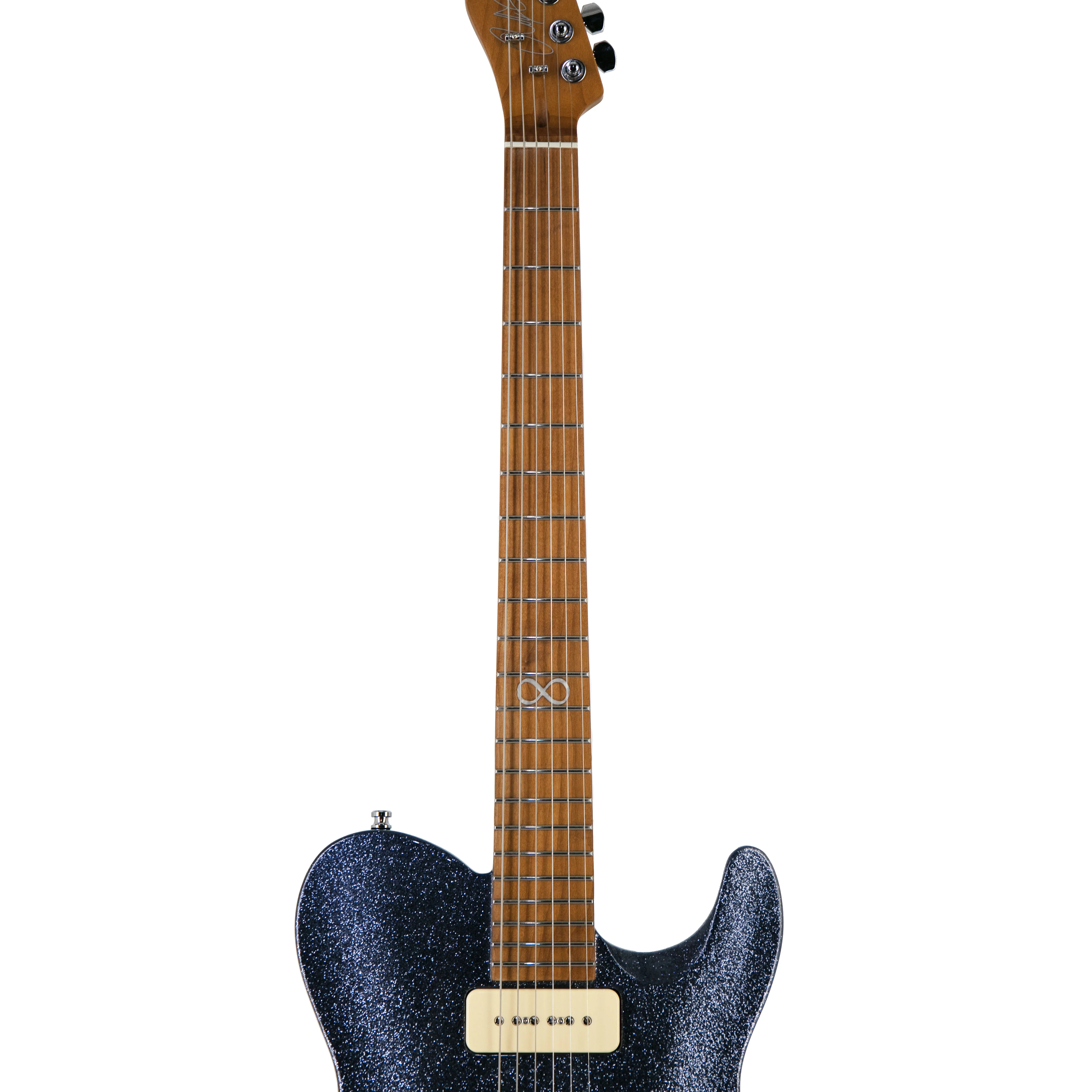 Chapman ML3 Pro Traditional Semi Hollow Electric Guitar, Atlantic Blue Sparkle - Image 5
