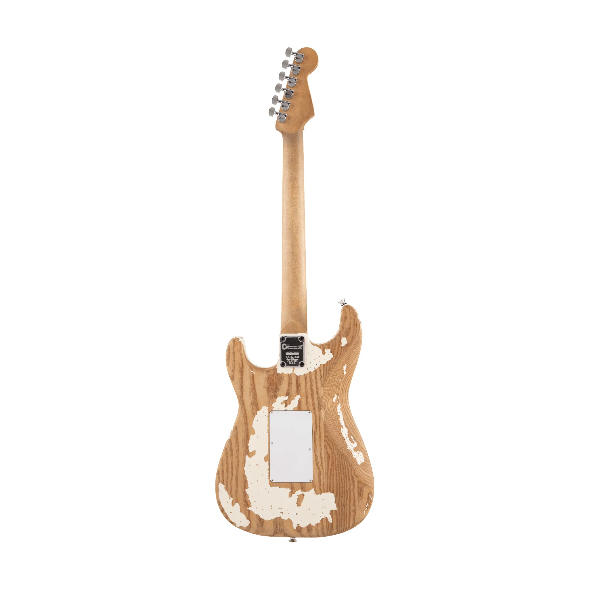 Charvel Henrik Danhage Ltd Ed Signature Pro-Mod So-Cal Style 1 Electric Guitar, White Relic - Image 2