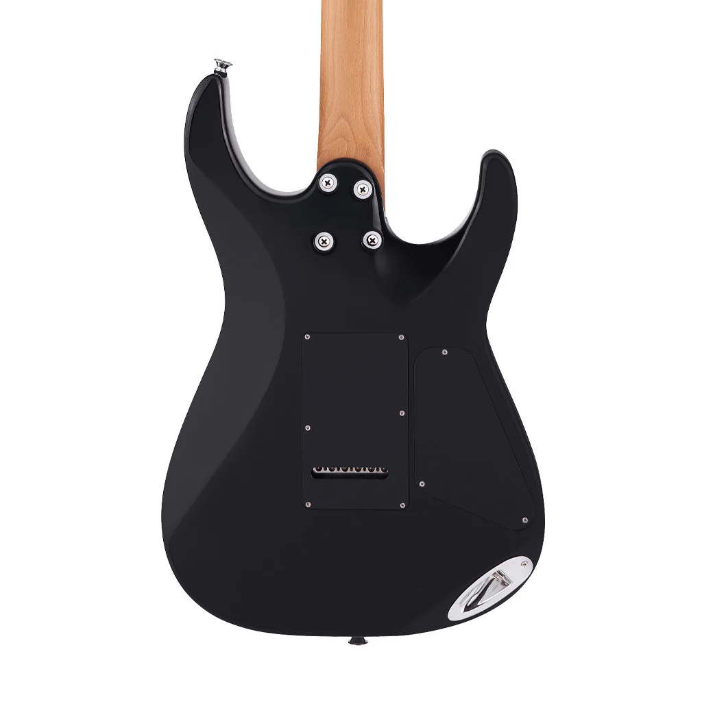 Charvel Pro-Mod DK24 HH 2PT CM Left-Handed Electric Guitar, Caramelized FB, Gloss Black - Image 5