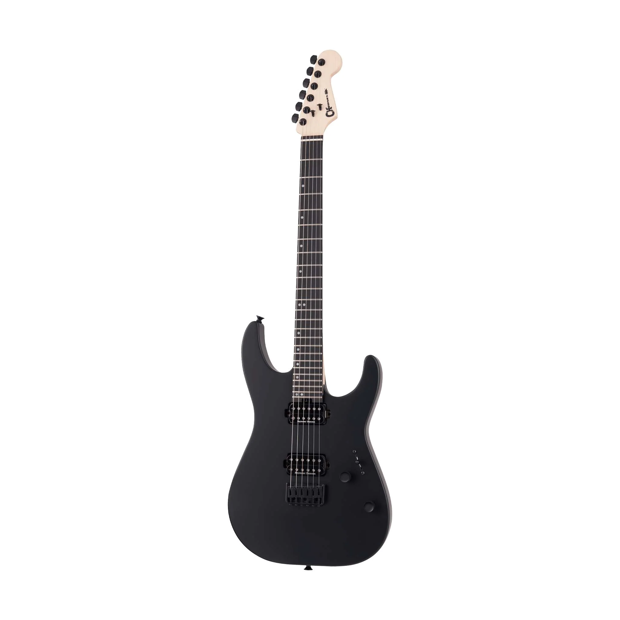 Charvel Pro-Mod DK24 HH HT Electric Guitar, Ebony FB, Satin Black - Image 3