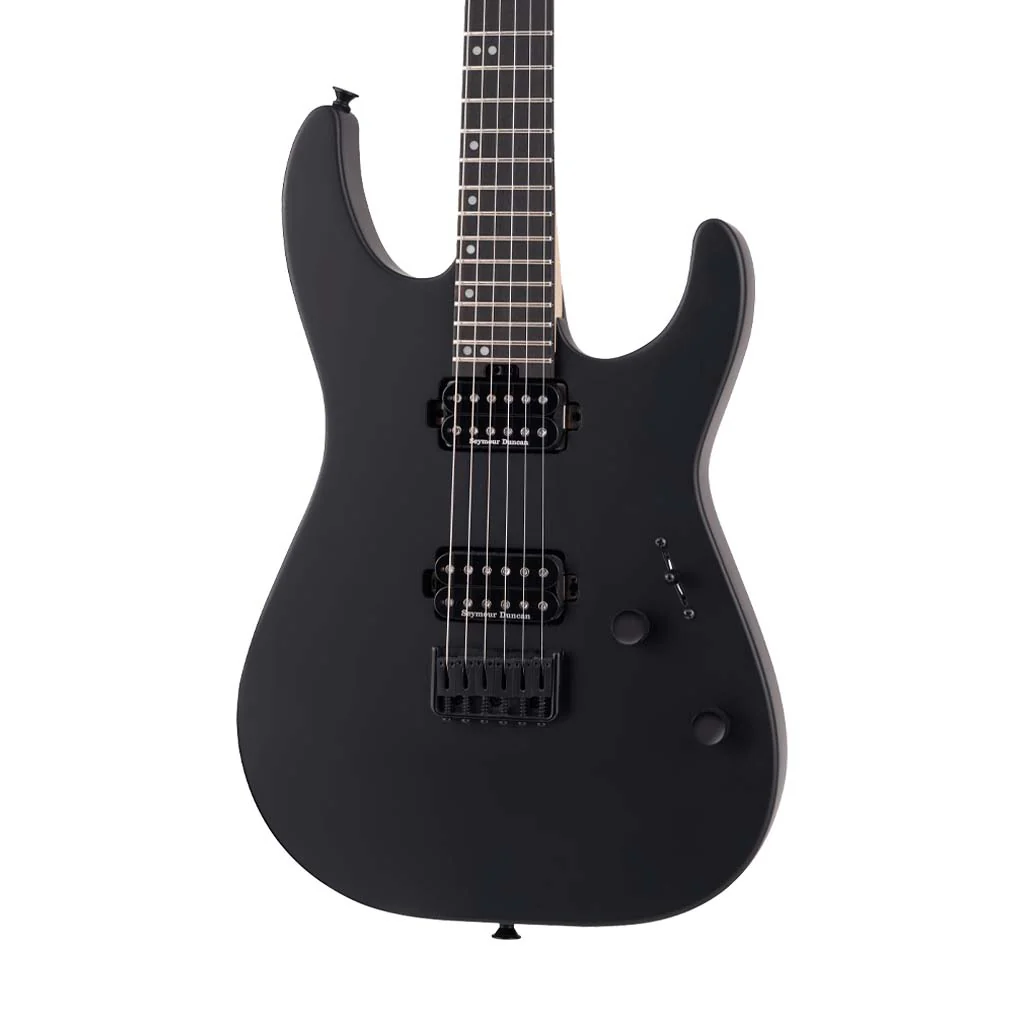 Charvel Pro-Mod DK24 HH HT Electric Guitar, Ebony FB, Satin Black - Image 4