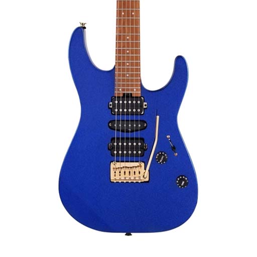 Charvel Pro-Mod DK24 HSH Electric Guitar, Caramelized Maple FB, Mystic Blue (B-Stock) - Image 4