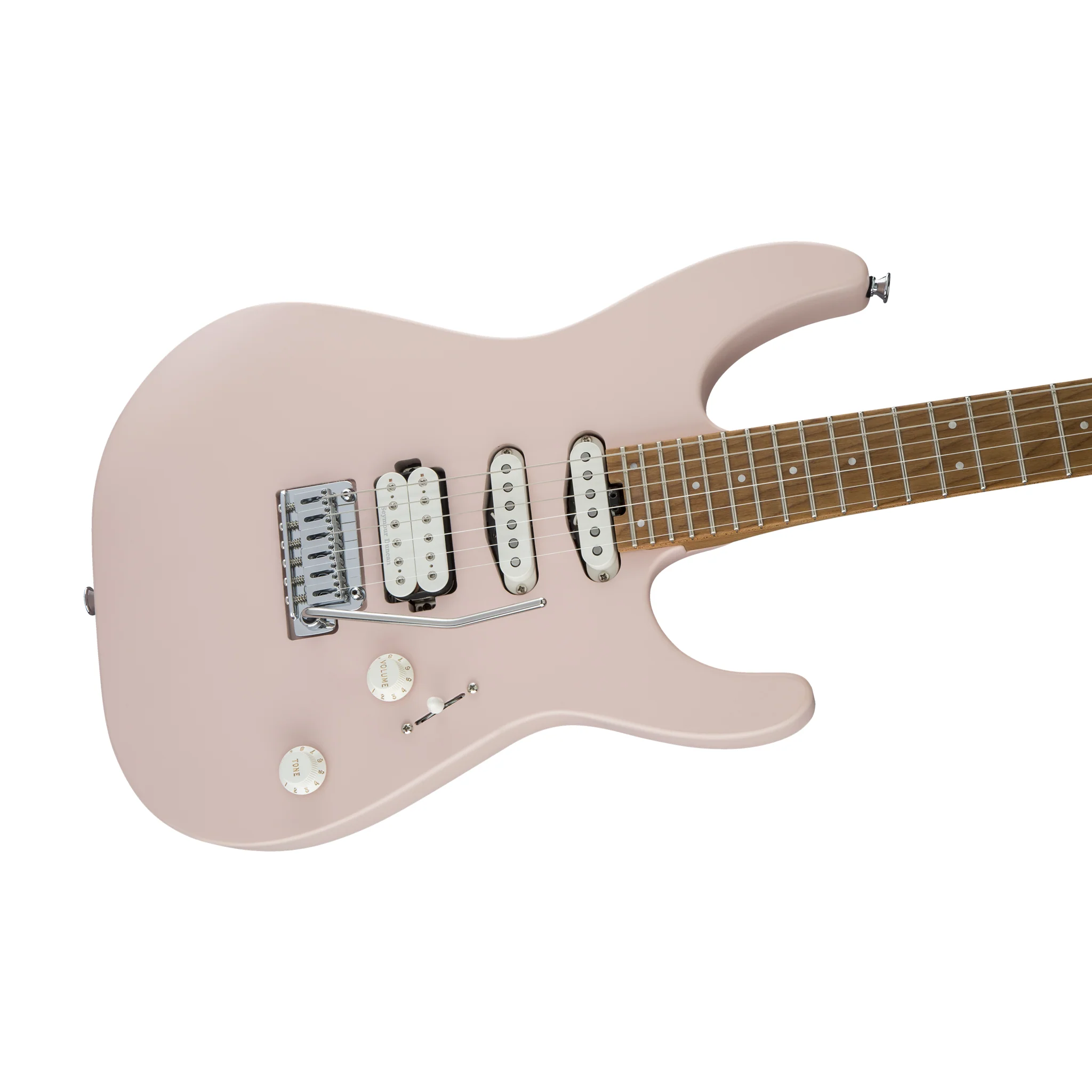 Charvel Pro-Mod DK24 HSS Electric Guitar, Maple FB, Shell Pink - Image 3