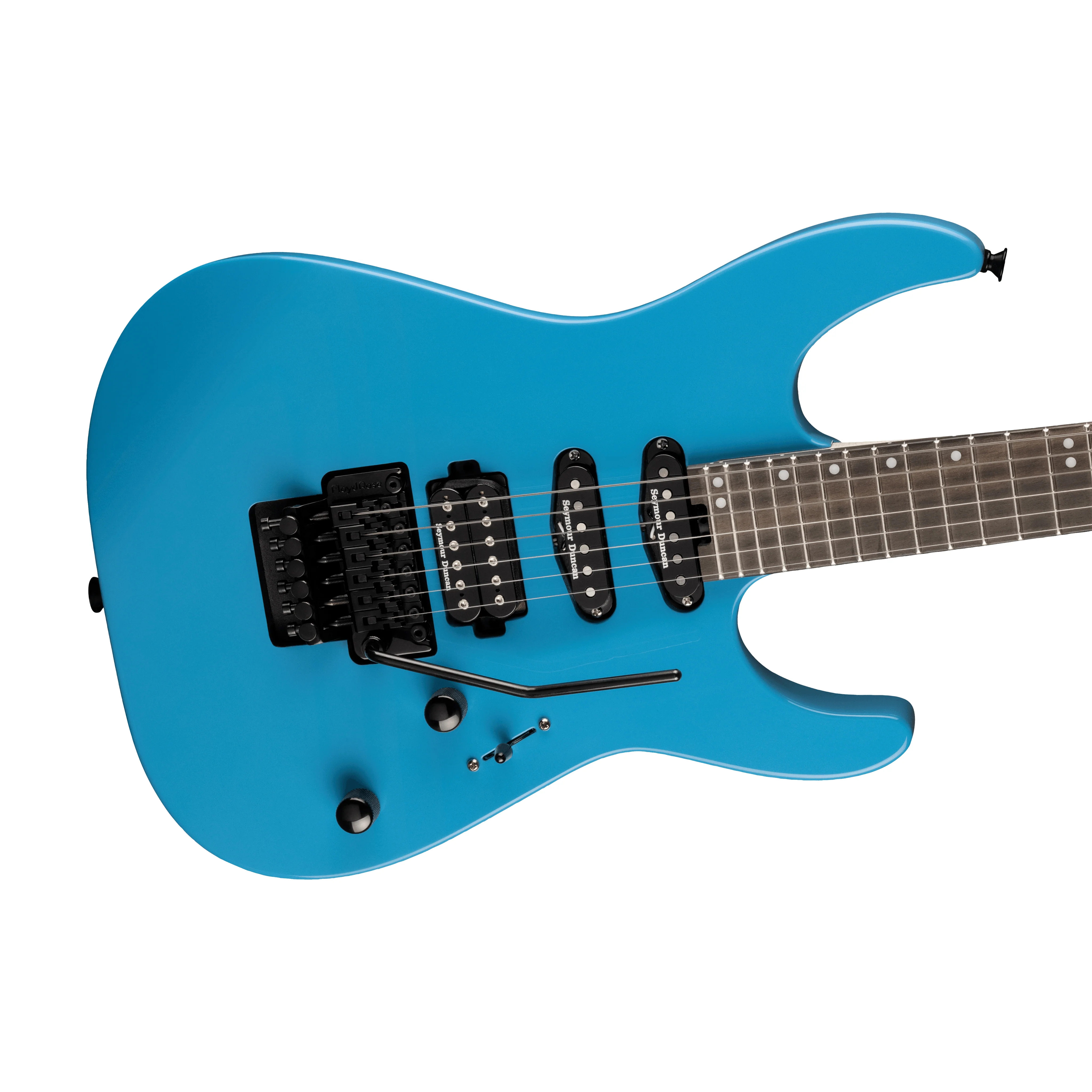 Charvel Pro-Mod DK24 HSS FR Electric Guitar, Ebony FB, Infinity Blue - Image 4