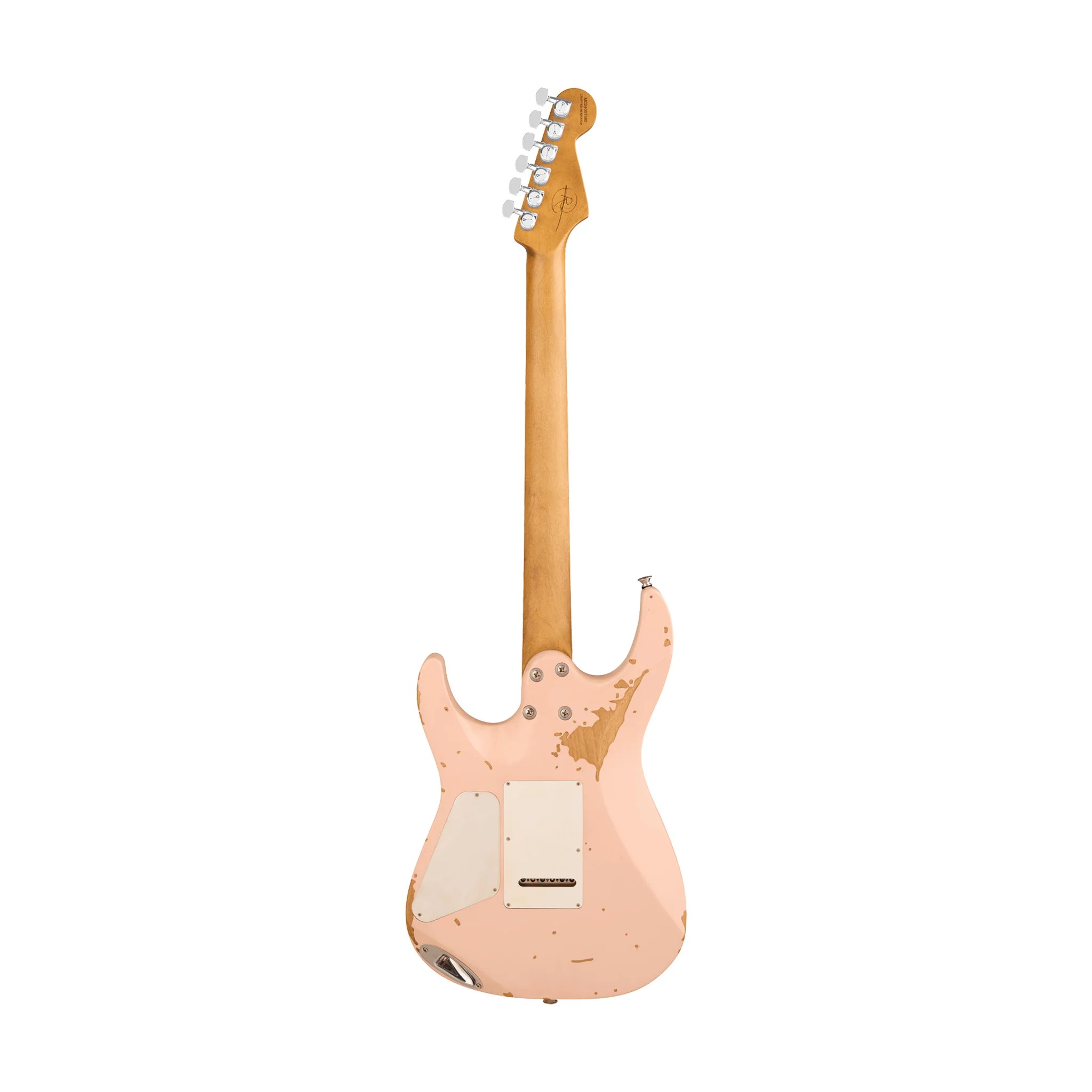 Charvel Pro-Mod DK24 Rick Graham Signature 2PT CM MPL Electric Guitar, Worn Shell Pink - Image 2