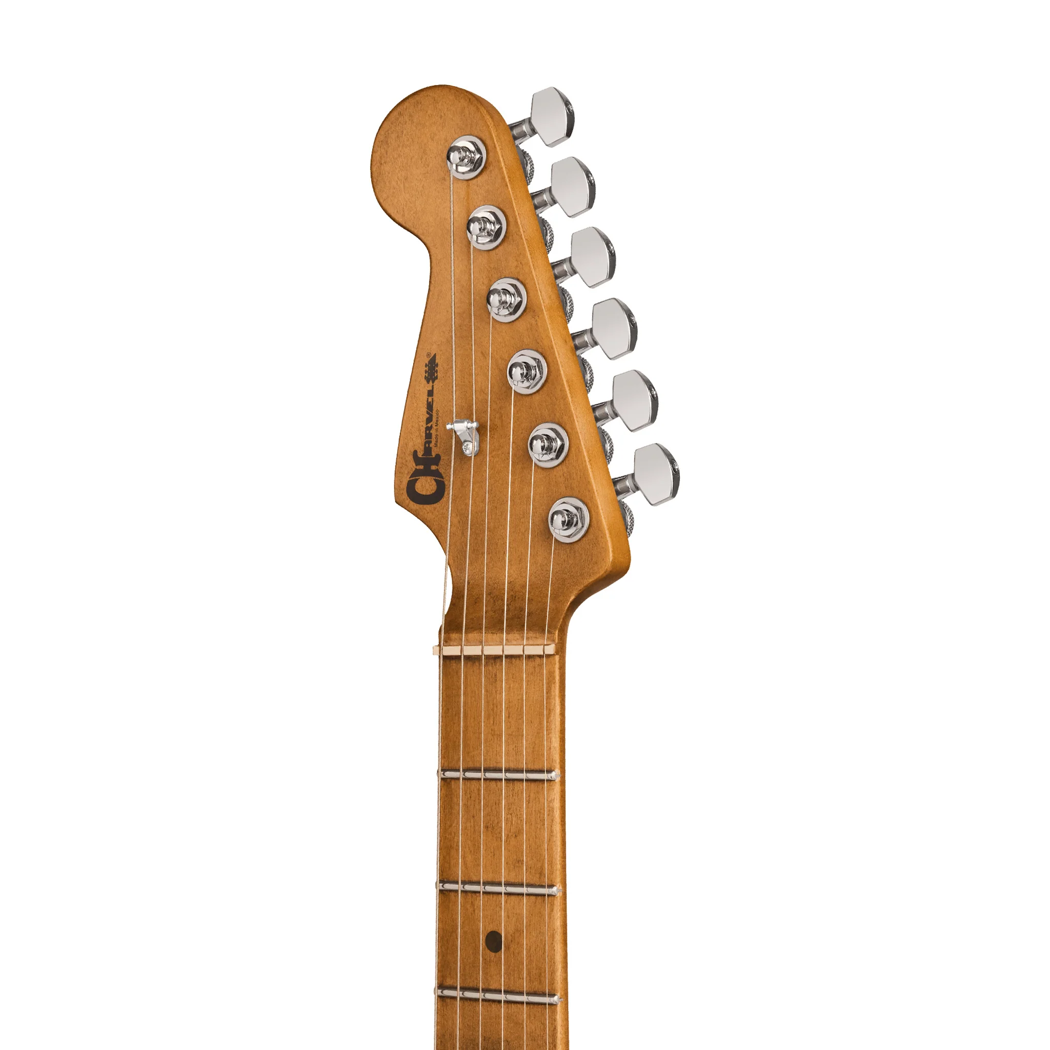 Charvel Pro-Mod DK24 Rick Graham Signature 2PT CM MPL Electric Guitar, Worn Shell Pink - Image 6