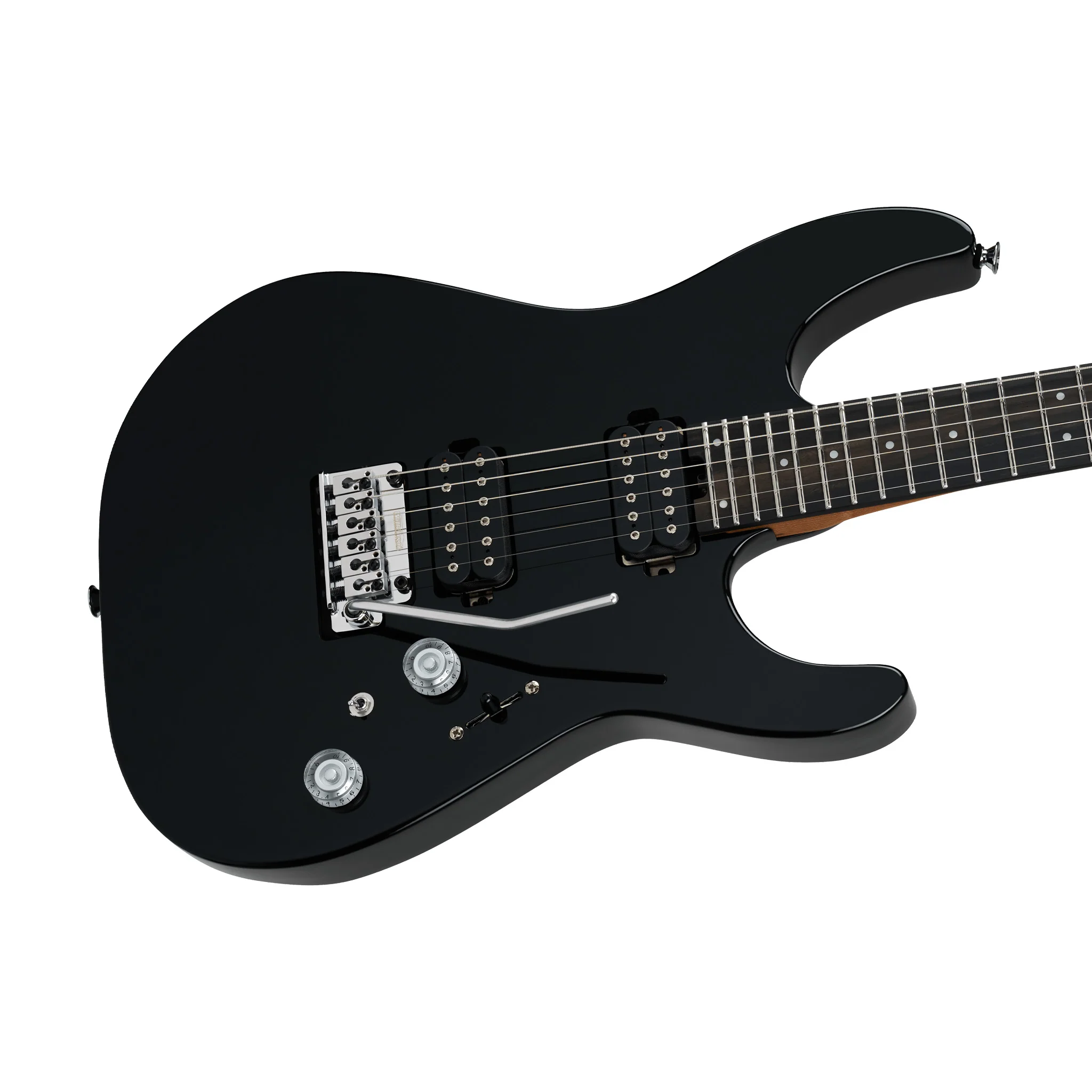 Charvel Pro-Mod Plus Dinky DK24 HH 2PT Electric Guitar, Raven Black - Image 5