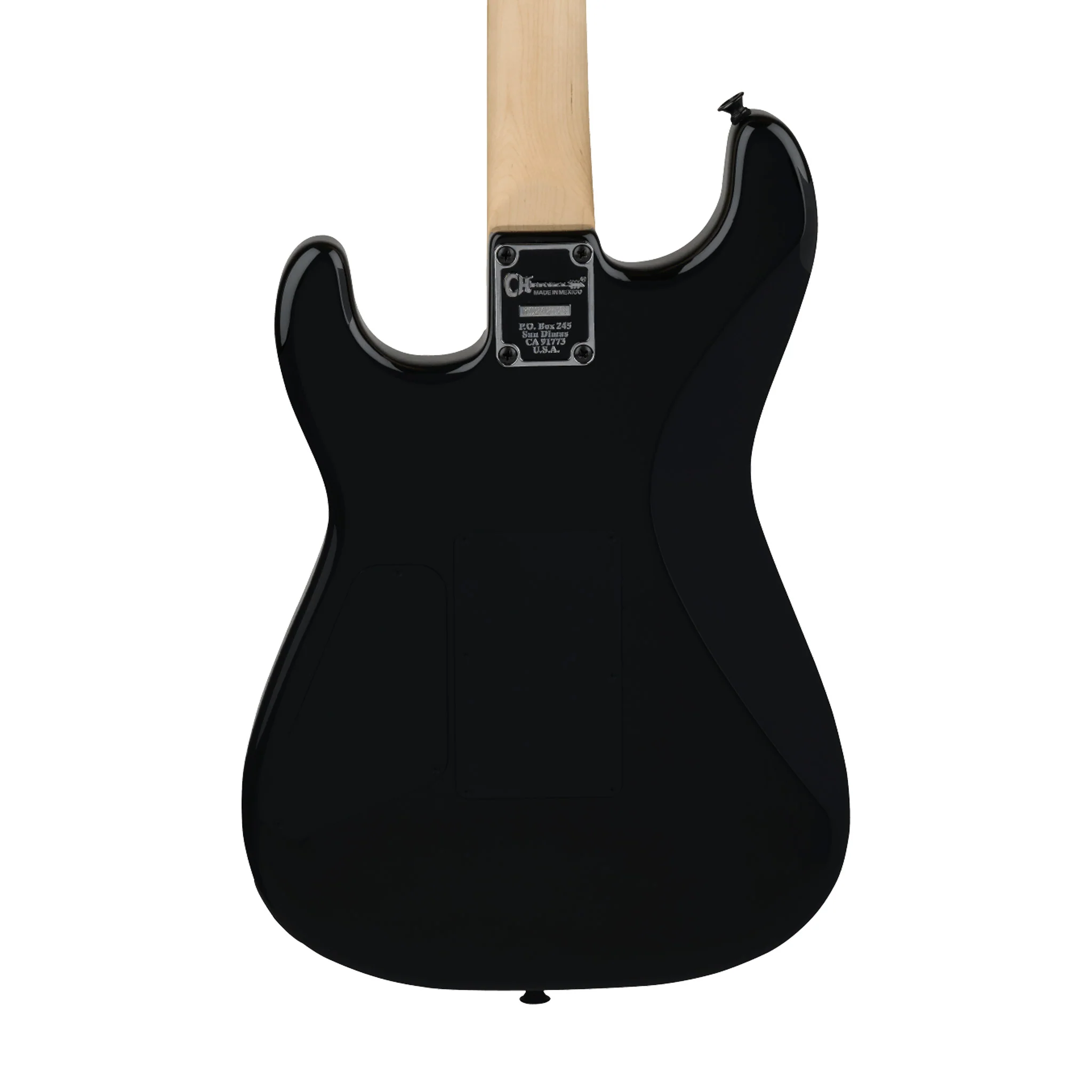 Charvel Pro Mod Plus San Dimas SD1 SRS HH FR Electric Guitar, Maple FB, Gloss Black - Image 4