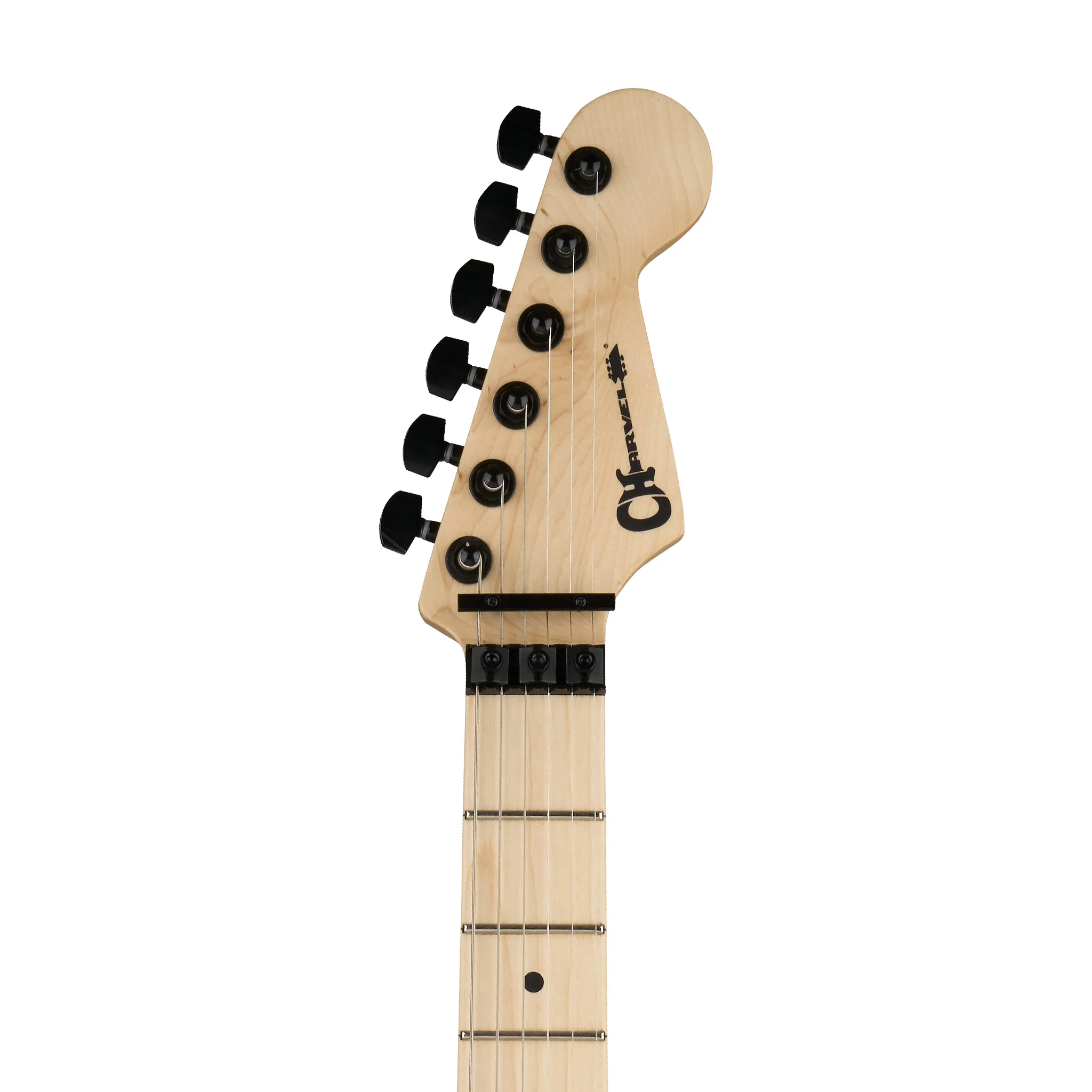 Charvel Pro Mod Plus San Dimas SD1 SRS HH FR Electric Guitar, Maple FB, Gloss Black - Image 6