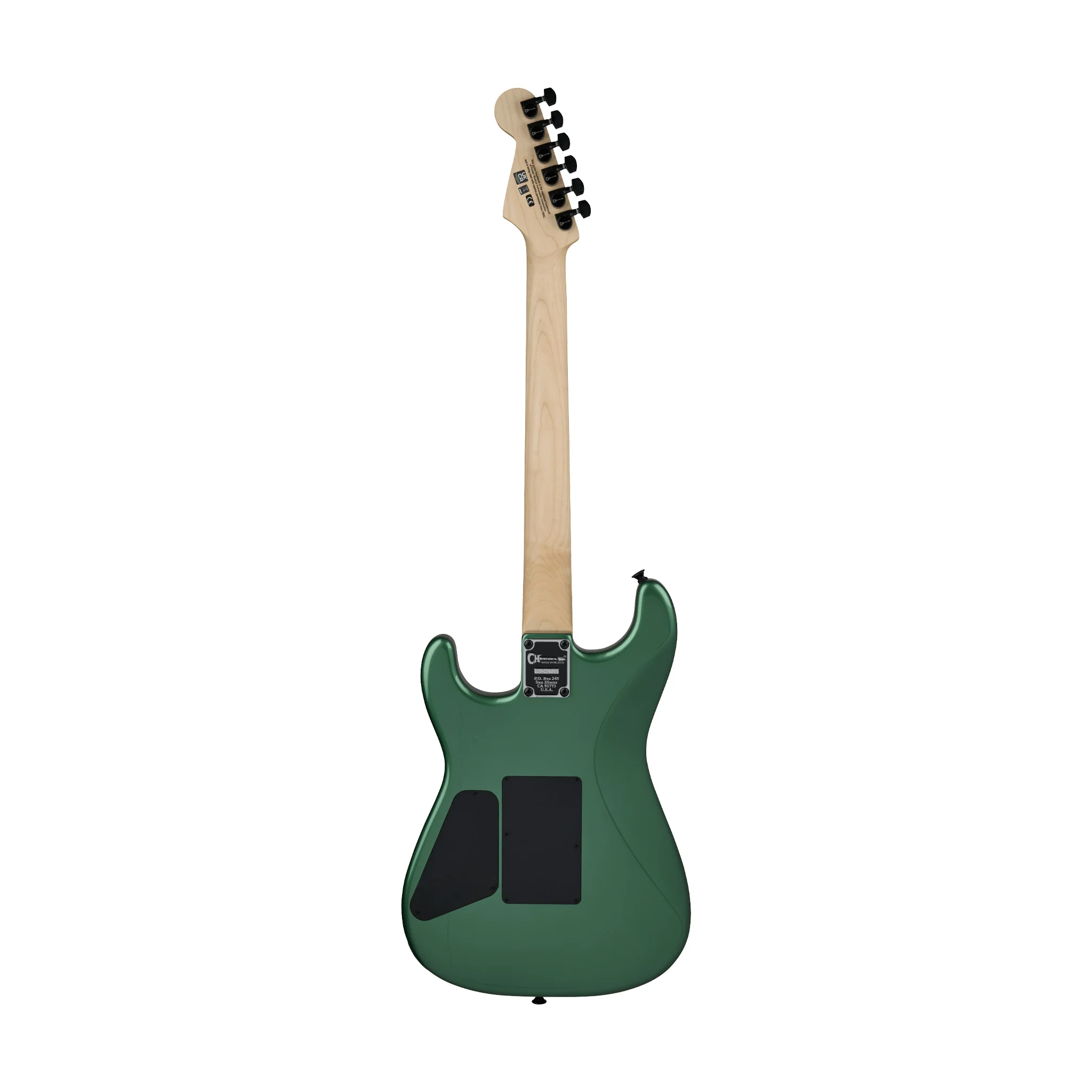 Charvel Pro Mod Plus San Dimas SD1 SRS HH FR Electric Guitar, Maple FB, Pelham Green - Image 2