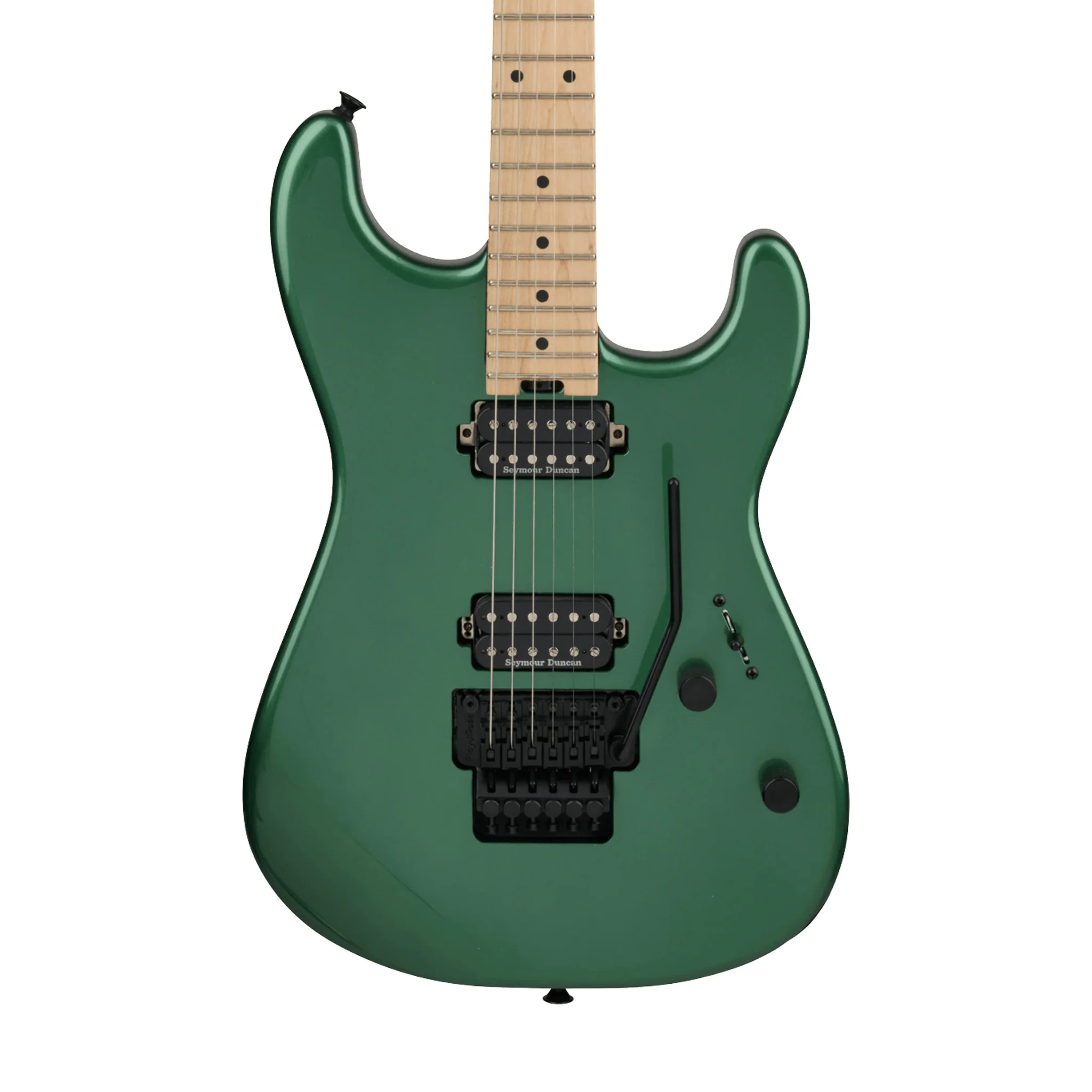 Charvel Pro Mod Plus San Dimas SD1 SRS HH FR Electric Guitar, Maple FB, Pelham Green - Image 3