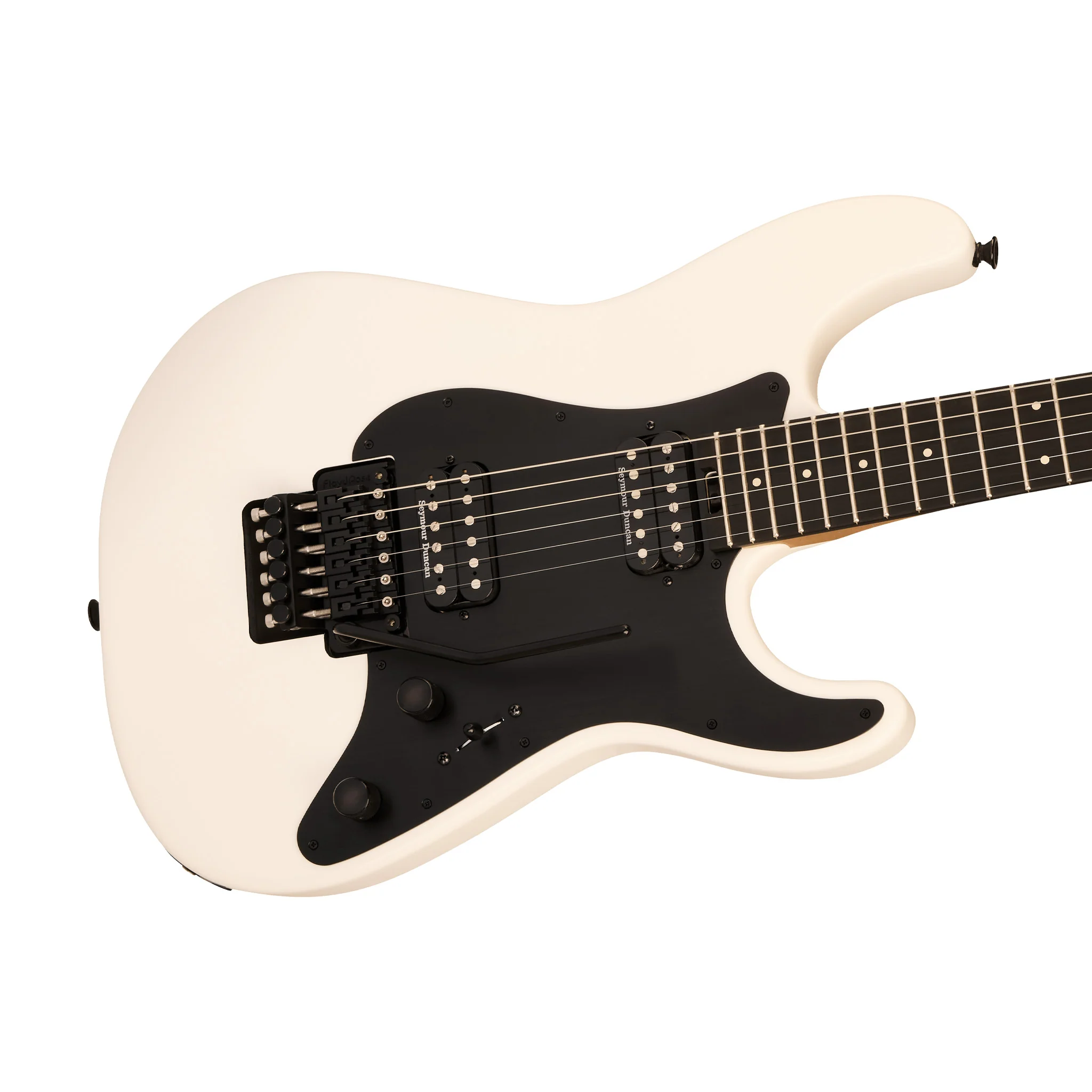 Charvel Pro-Mod Plus So-Cal Style 1 HH FR Electric Guitar, Ebony FB, Snow White - Image 5