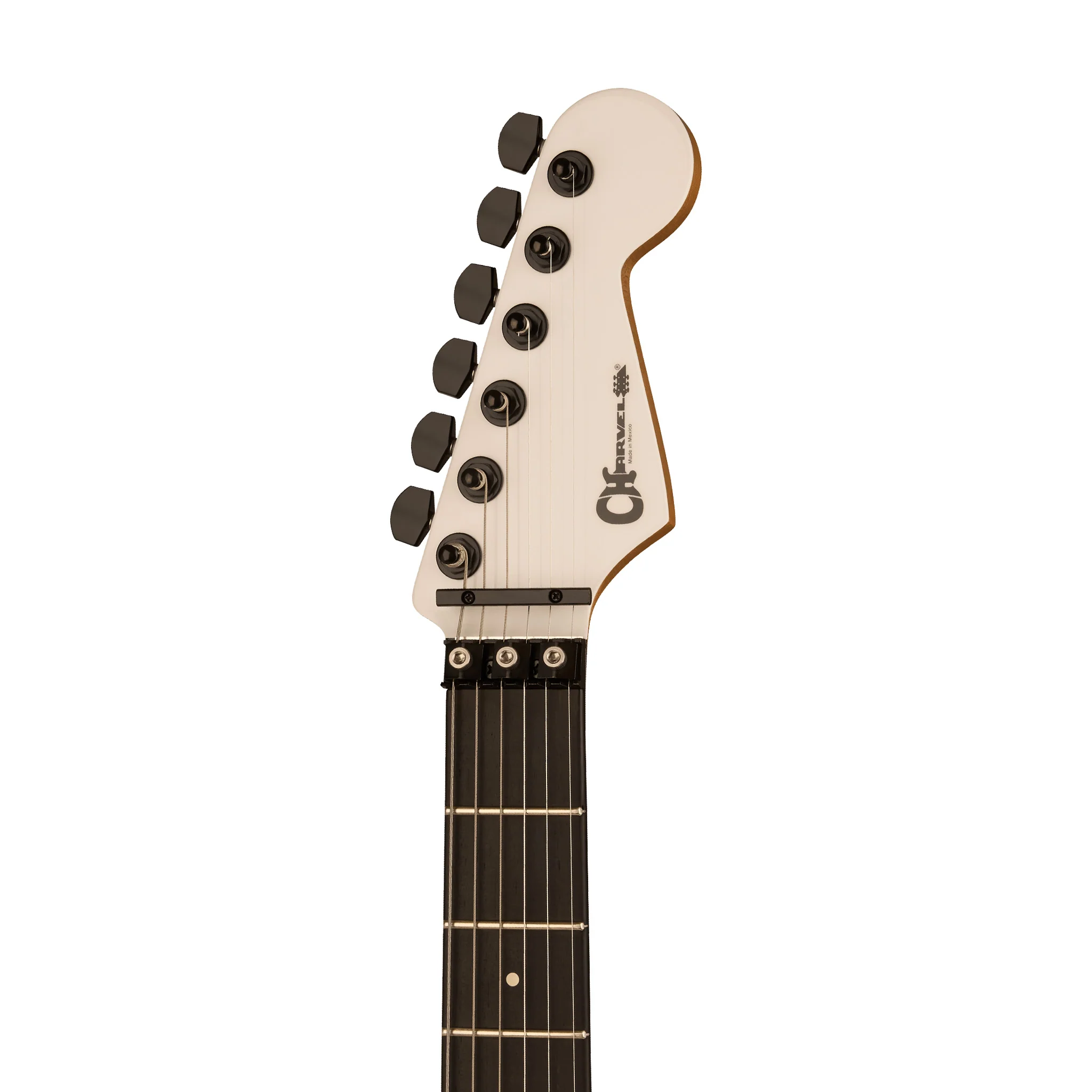 Charvel Pro-Mod Plus So-Cal Style 1 HH FR Electric Guitar, Ebony FB, Snow White - Image 6