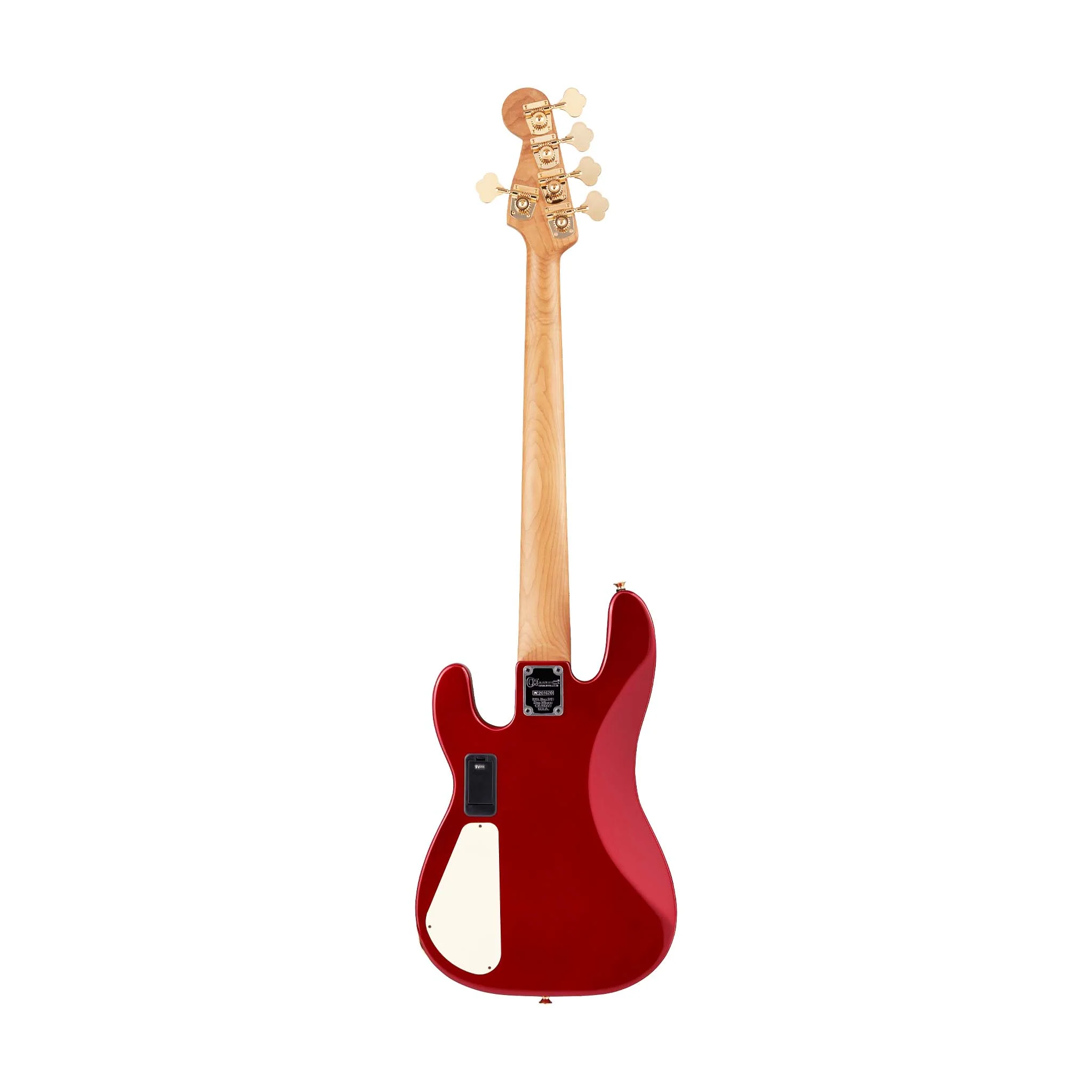 Charvel Pro-Mod San Dimas Bass JJ V Bass Guitar, Maple FB, Candy Apple Red - Image 2