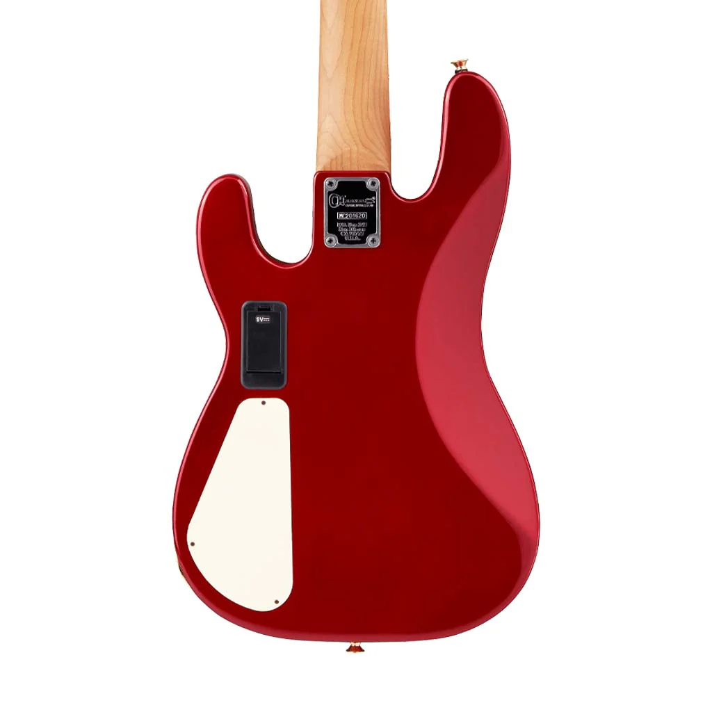 Charvel Pro-Mod San Dimas Bass JJ V Bass Guitar, Maple FB, Candy Apple Red - Image 5