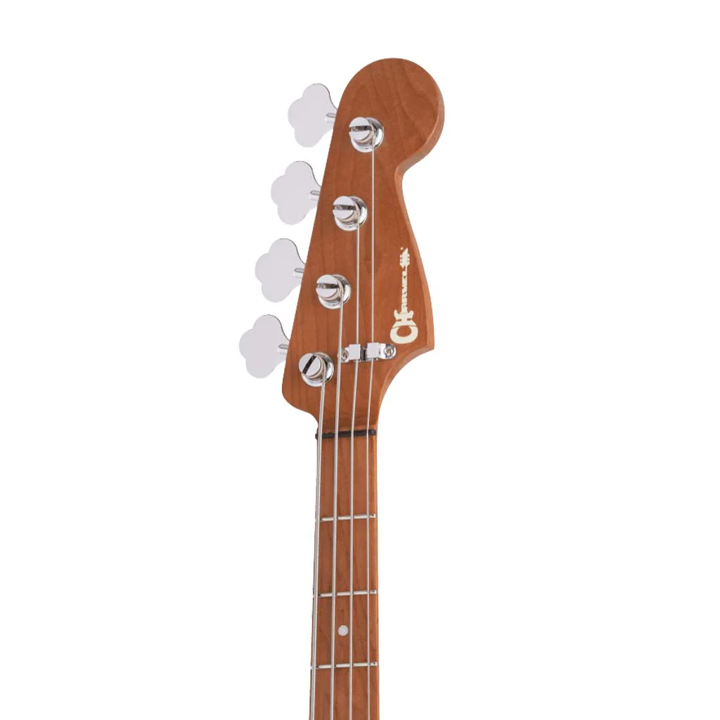 Charvel Pro-Mod San Dimas Bass PJ IV Bass Guitar, Maple FB, Lime Green Metallic - Image 6