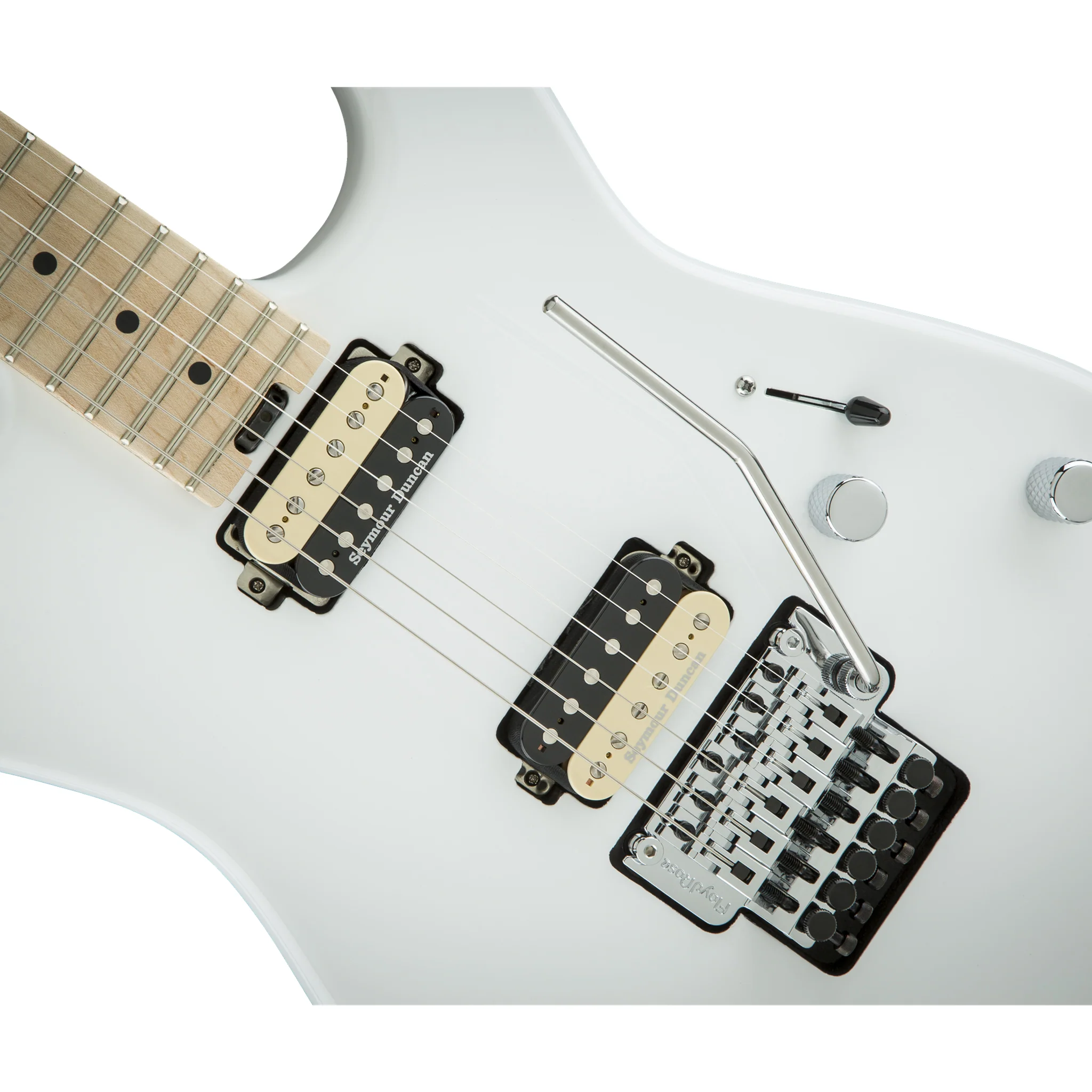 Charvel Pro Mod San Dimas Style 1 HH Floyd Rose Electric Guitar, Maple FB, Snow White - Image 3