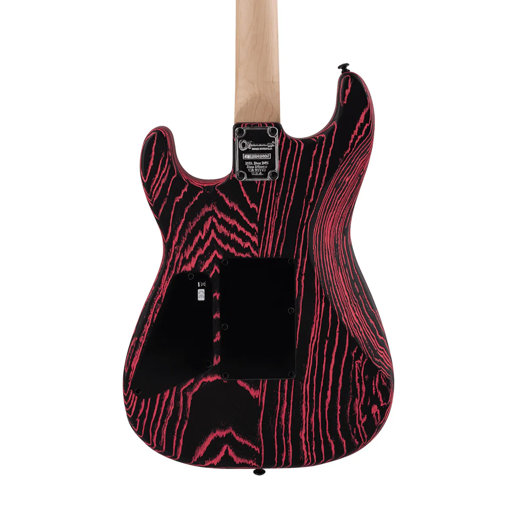 Charvel Pro Mod San Dimas Style 1 HH FR E Ash Electric Guitar, Ebony FB, Neon Pink - Image 6