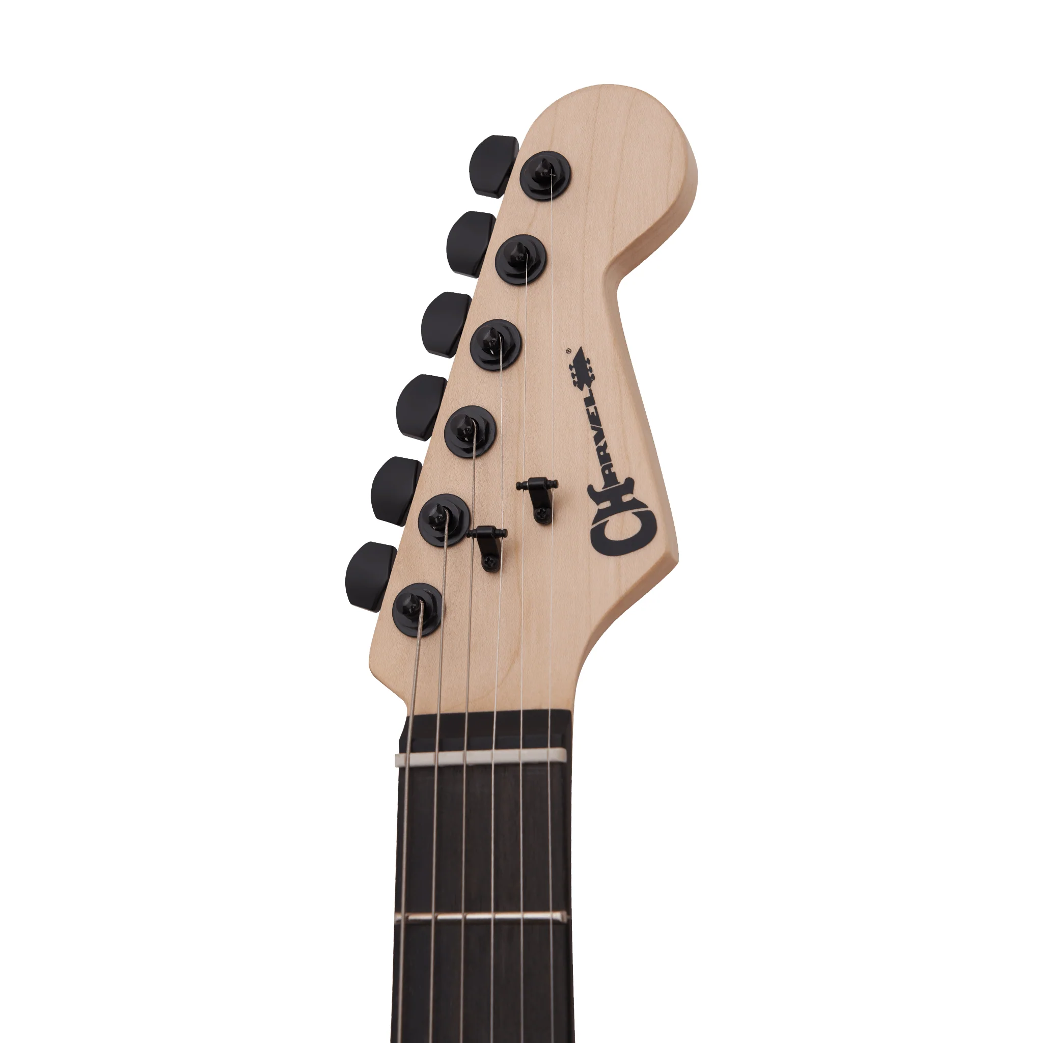 Charvel Pro-Mod San Dimas Style 1 HSS FR Sassafras Electric Guitar, Ebony FB, Satin Black - Image 4