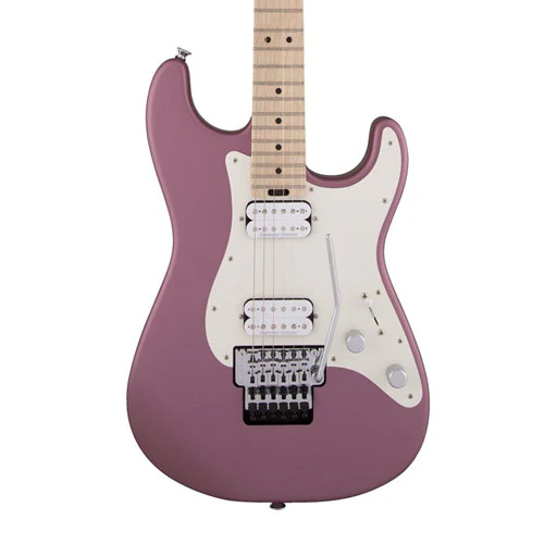 Charvel Pro Mod So-Cal Style 1 HH Electric Guitar w/Floyd Rose, Maple FB, Satin Burgundy Mist - Image 3