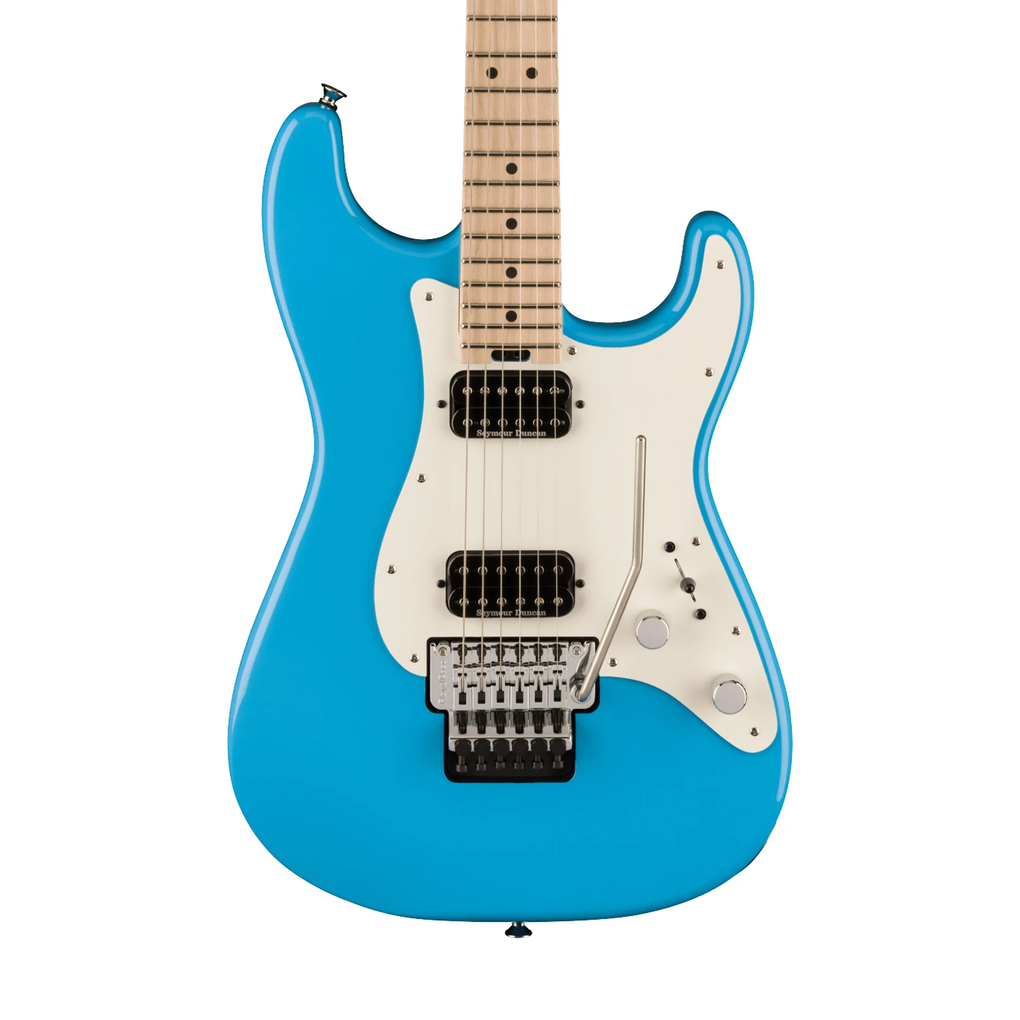 Charvel Pro-Mod So-Cal Style 1 HH FR M Electric Guitar, Maple FB, Infinity Blue - Image 3