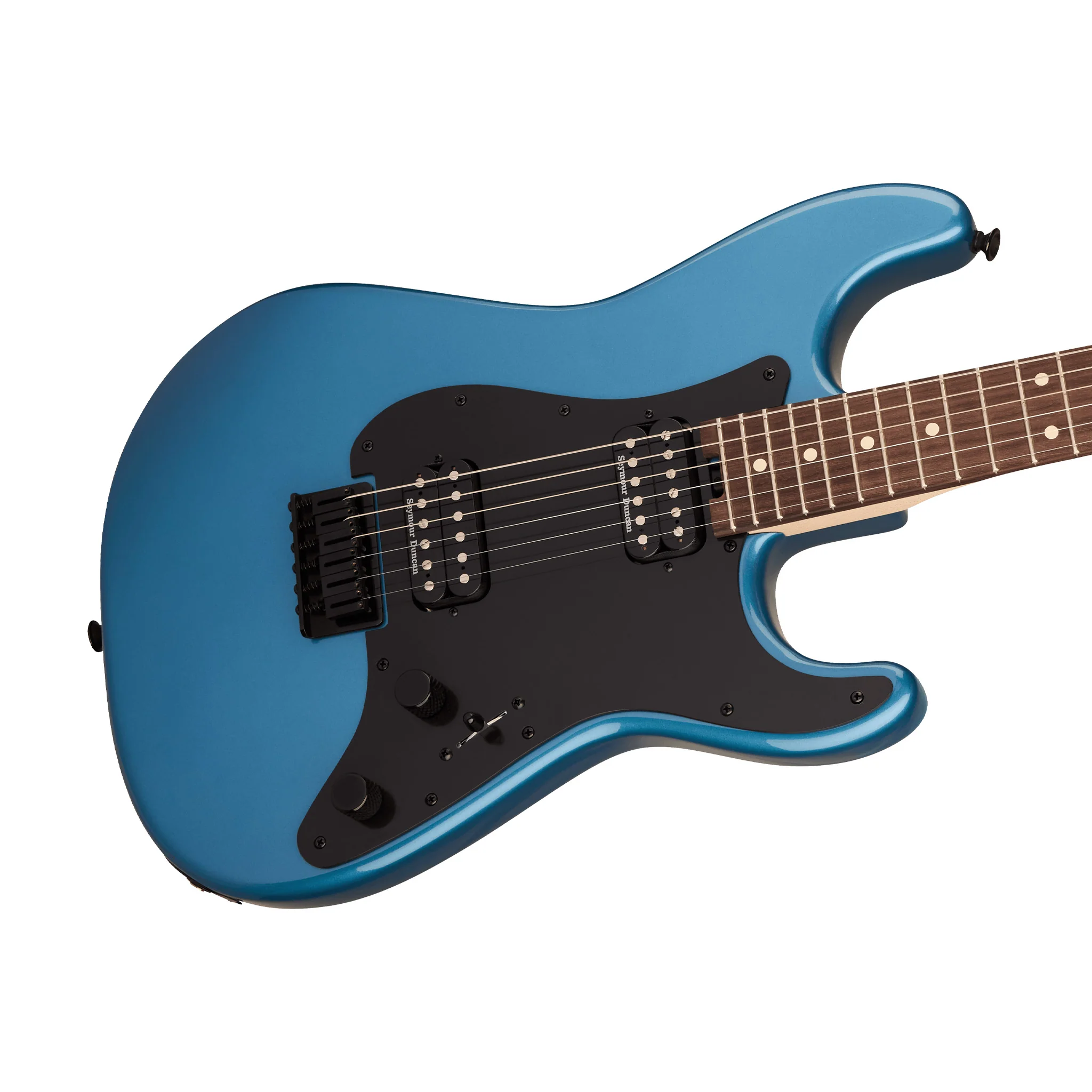 Charvel Pro Mod So-Cal Style 1 HH HT Electric Guitar, RW FB, Pelham Blue - Image 5