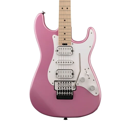 Charvel Pro-Mod So-Cal Style 1 HSH FR Electric Guitar, Maple FB, Platinum Pink - Image 3