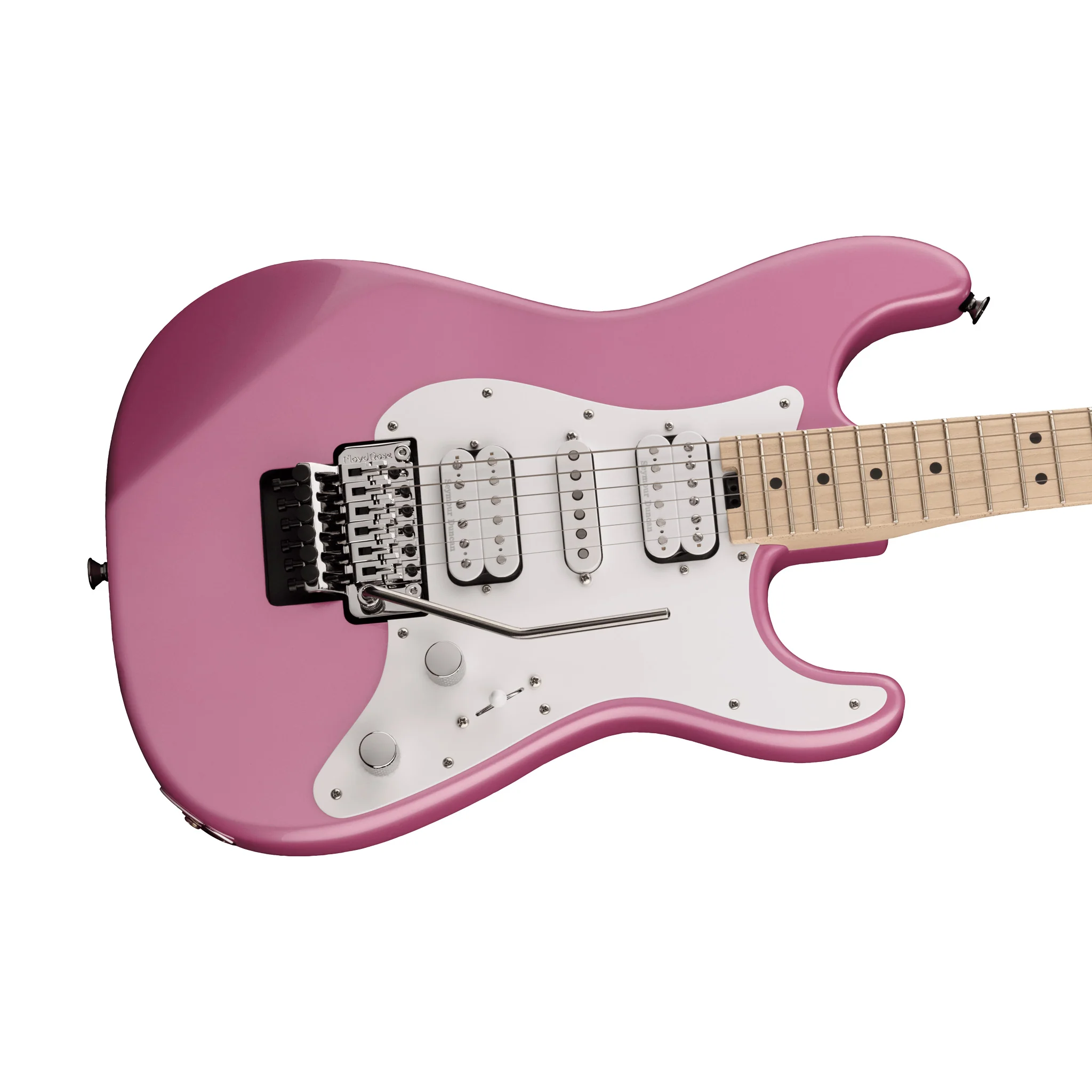 Charvel Pro-Mod So-Cal Style 1 HSH FR Electric Guitar, Maple FB, Platinum Pink - Image 5