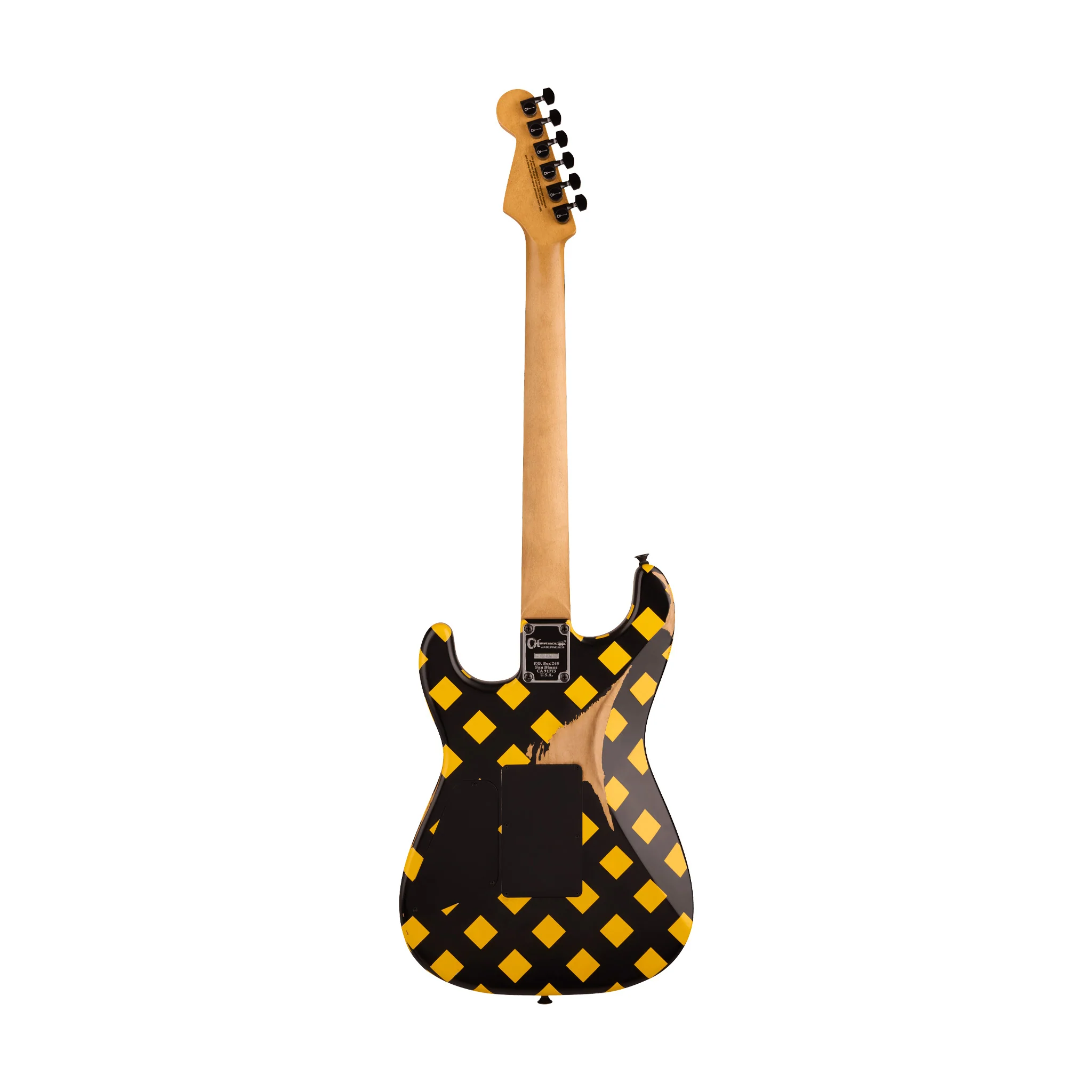 Charvel Super-Stock SD1 H FR Electric Guitar, Ebony FB, Diamond Life - Image 2