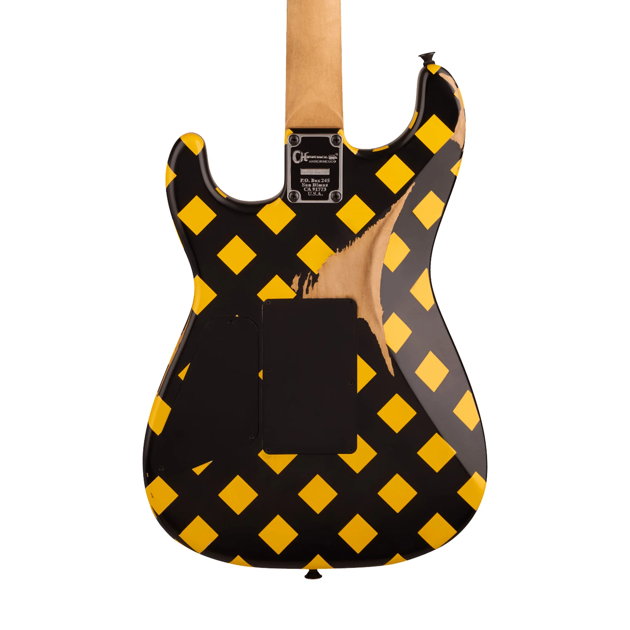Charvel Super-Stock SD1 H FR Electric Guitar, Ebony FB, Diamond Life - Image 4