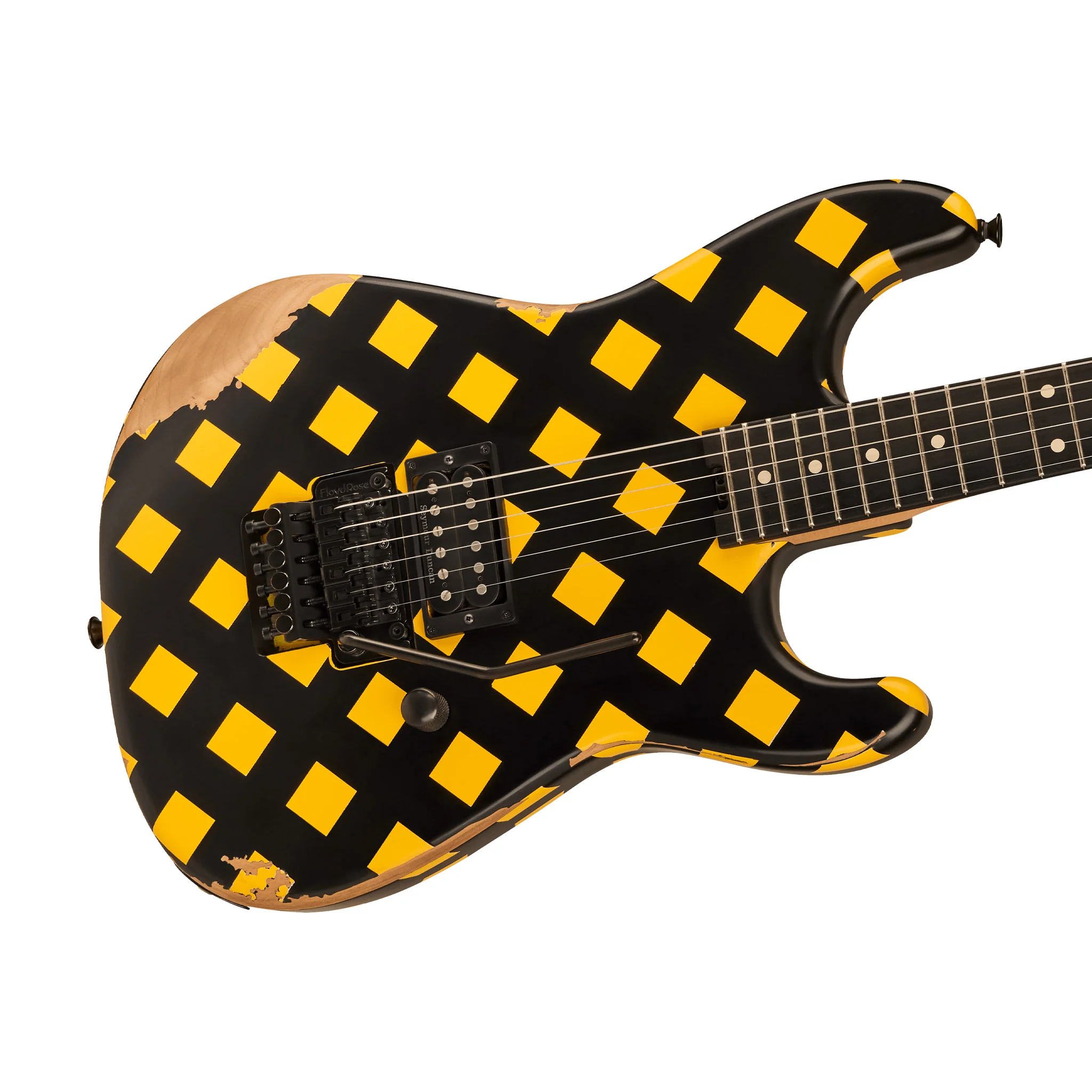 Charvel Super-Stock SD1 H FR Electric Guitar, Ebony FB, Diamond Life - Image 5