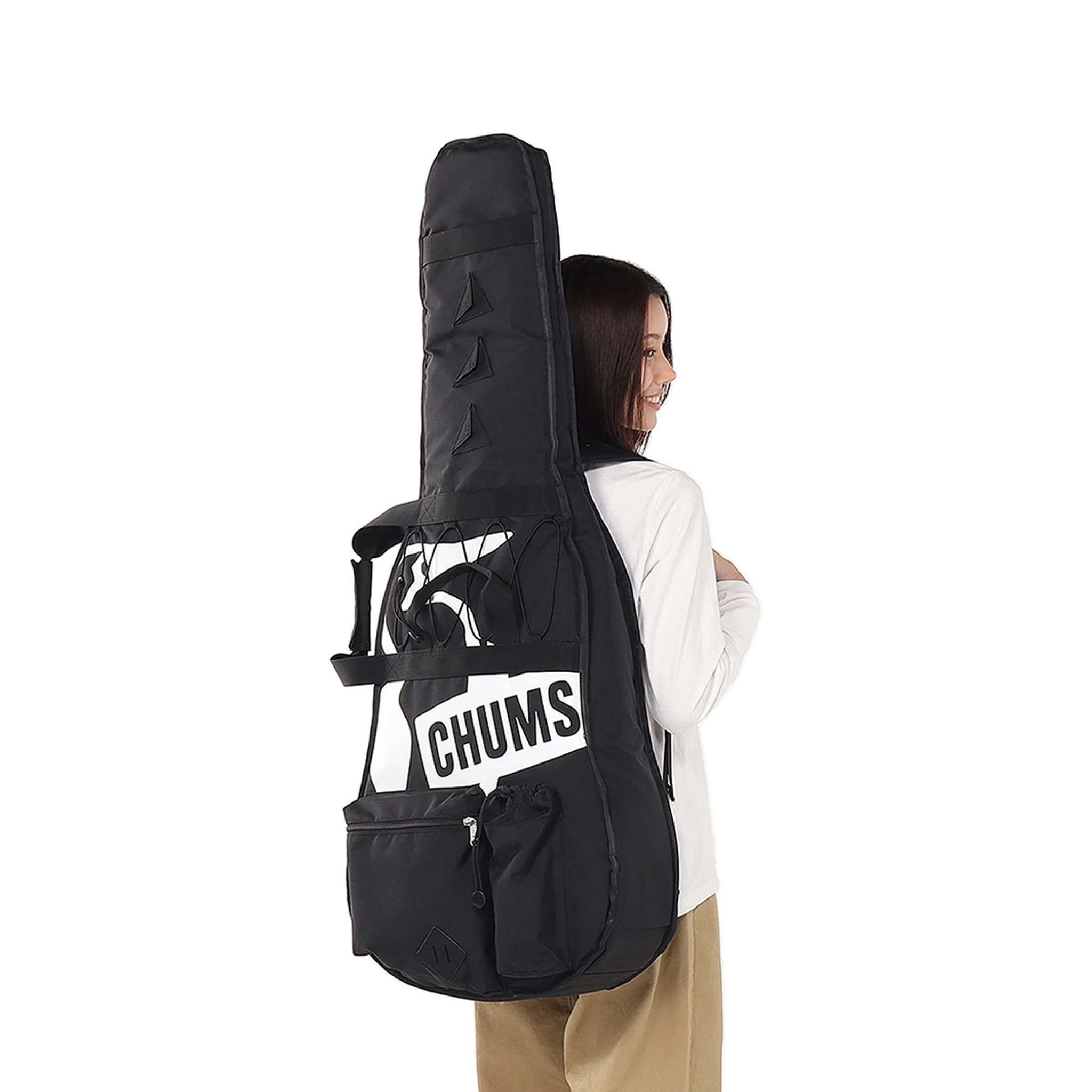 CHUMS Acoustic Guitar Bag, Black - Image 3