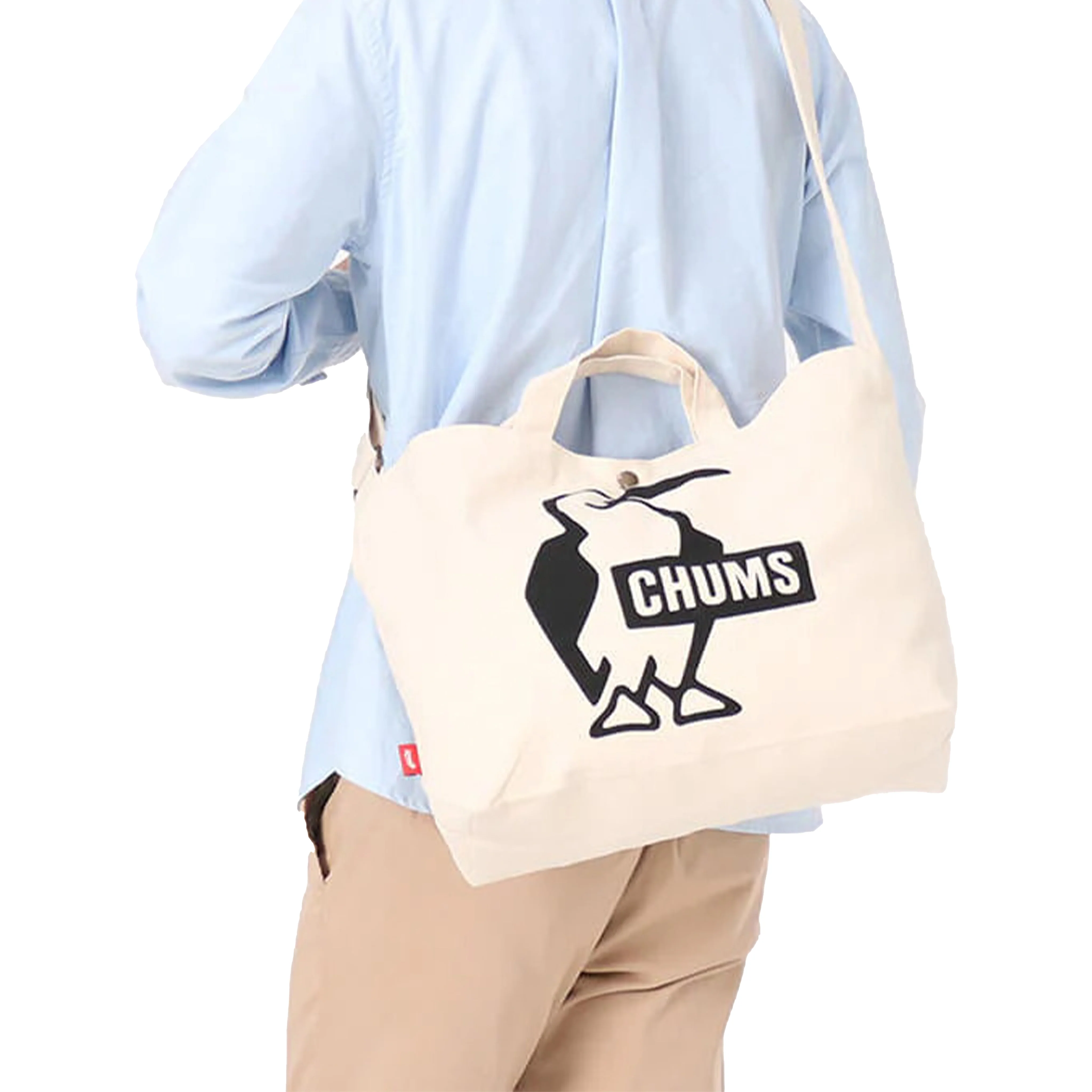 CHUMS Booby Canvas Shoulder Bag, Black - Image 2