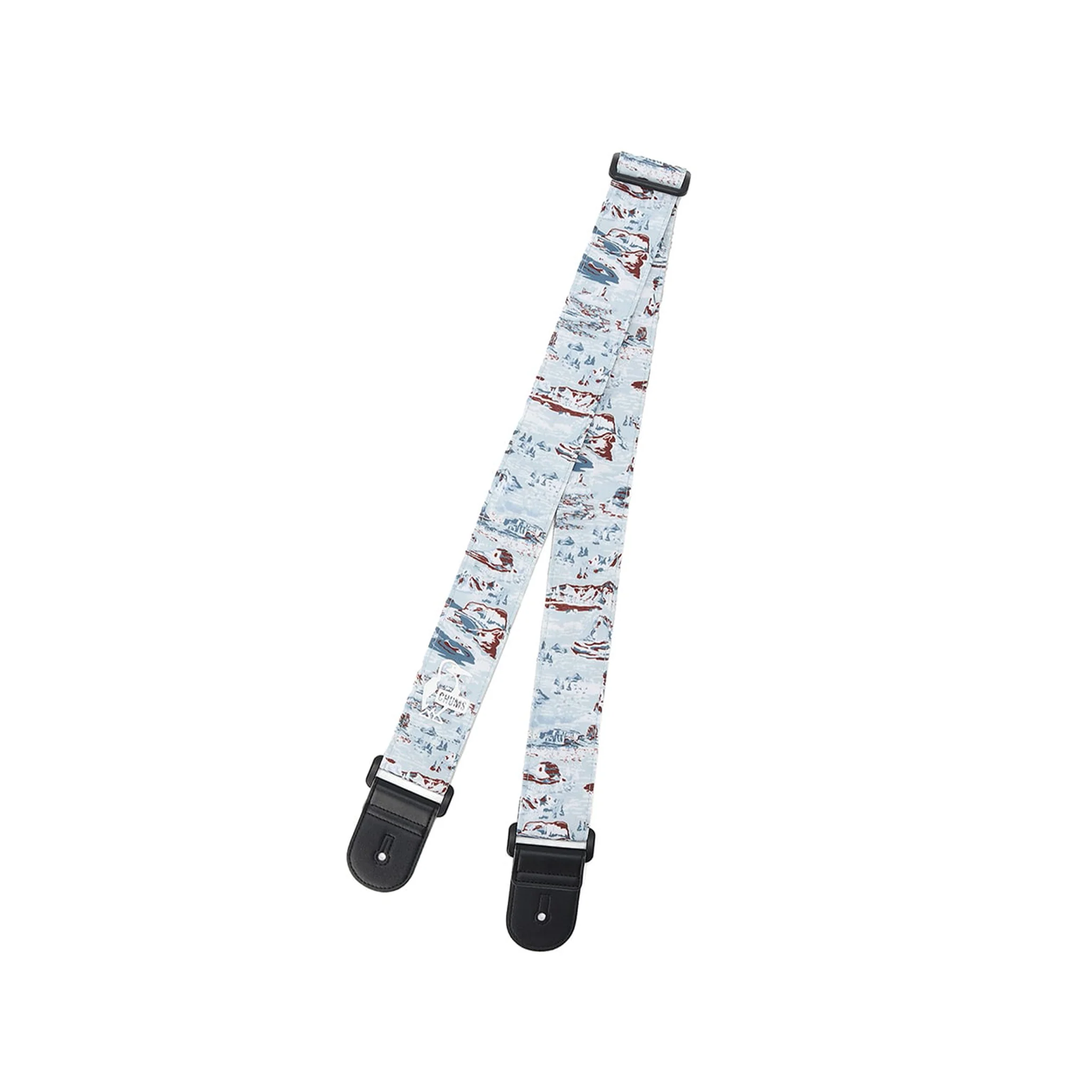 CHUMS Recycle Guitar Straps, Winter Mt. Camo