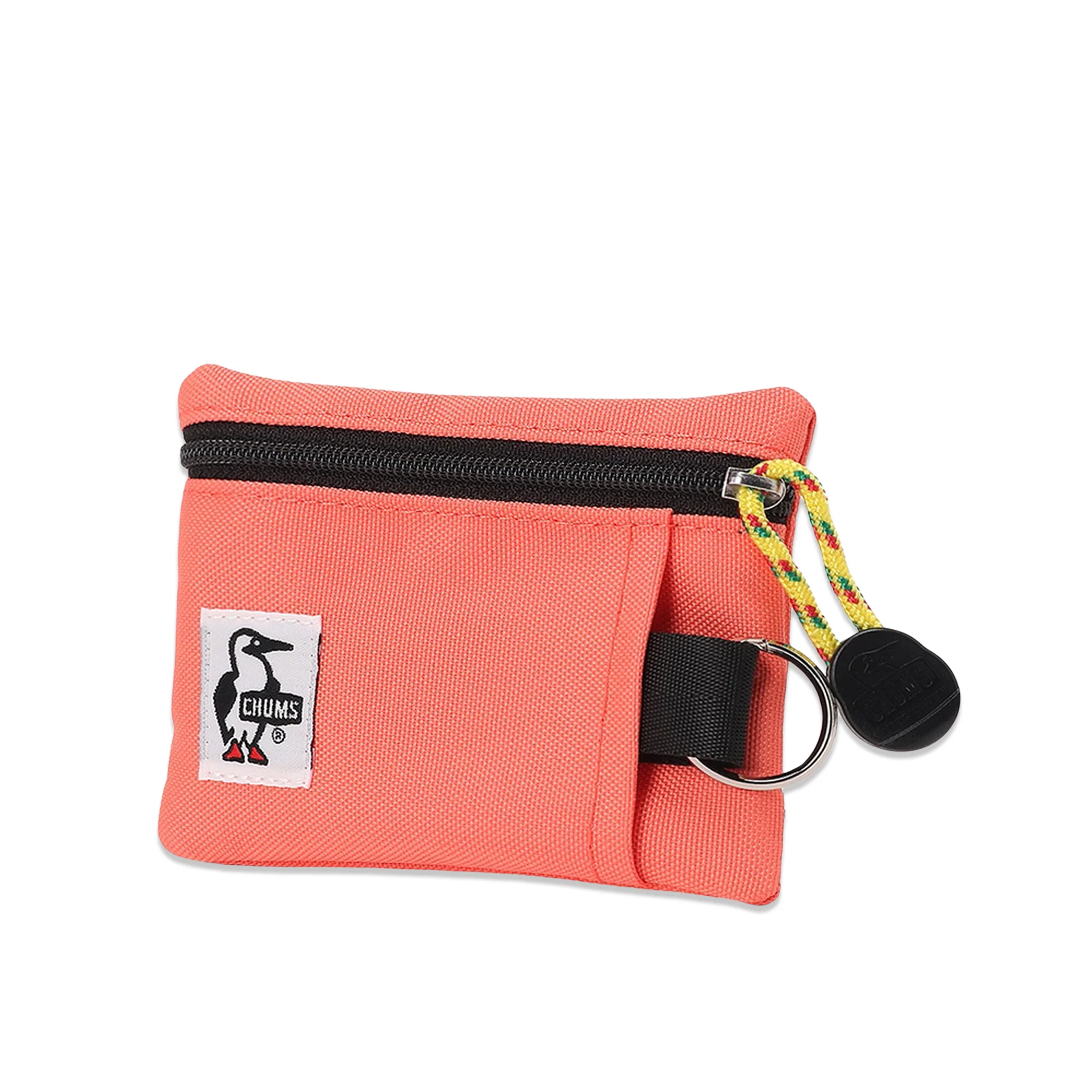 CHUMS Recycle Key Coin Case, Coral Orange