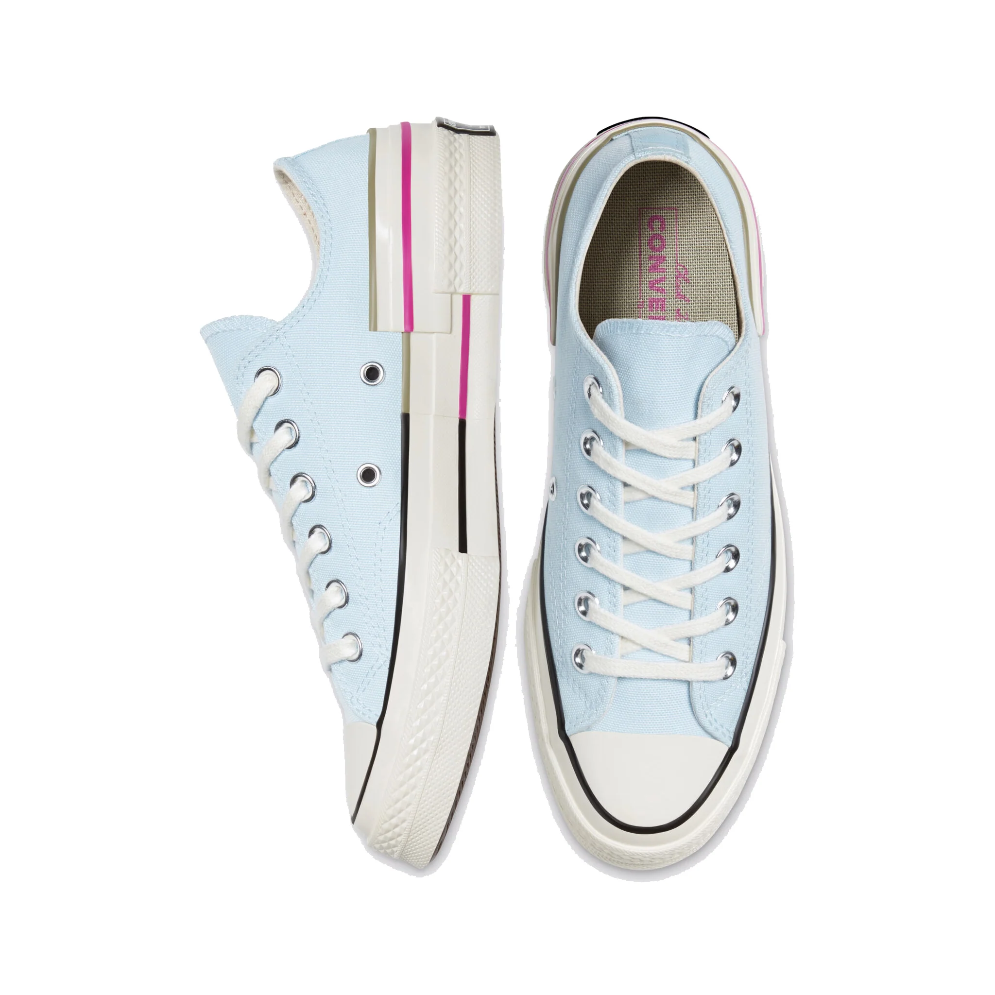 Converse Chuck 70 Colorblock Ox Sneaker, Chambray Blue - Image 4