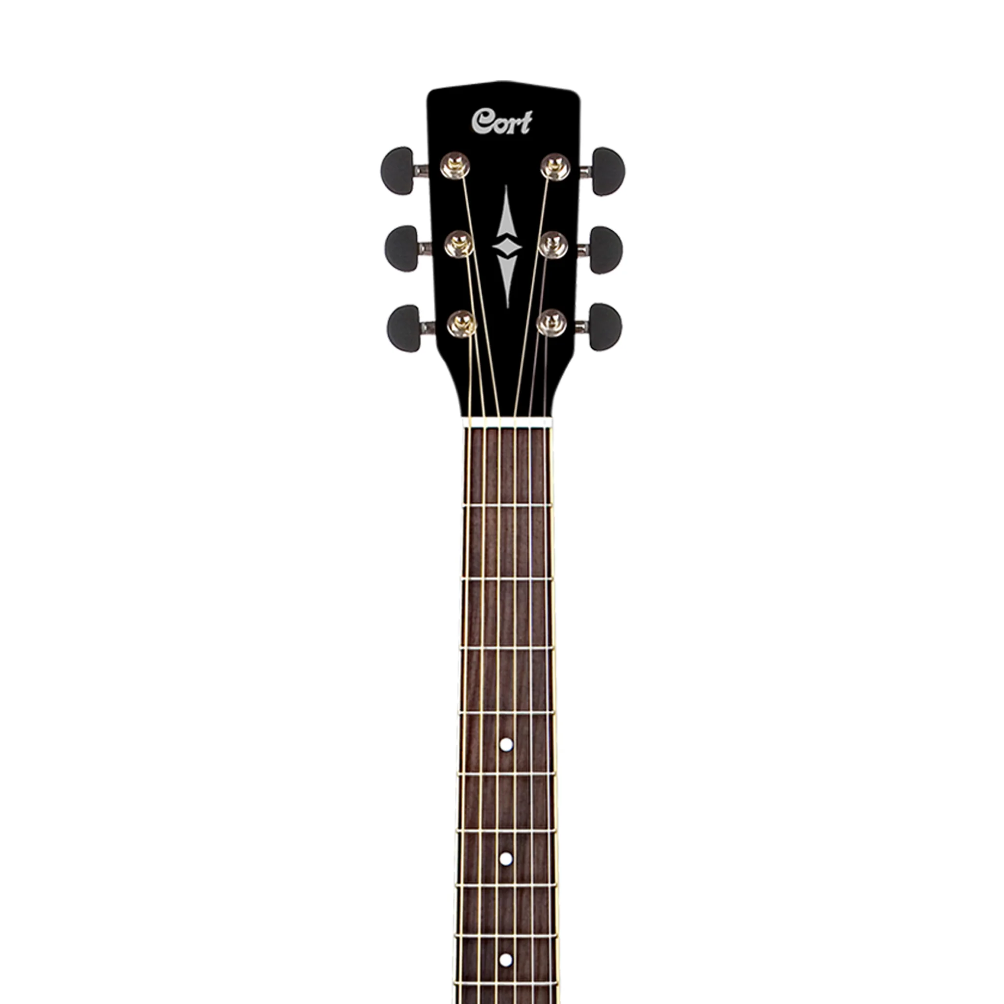 Cort AD880CE-BK Acoustic Guitar w/Bag, Black - Image 3