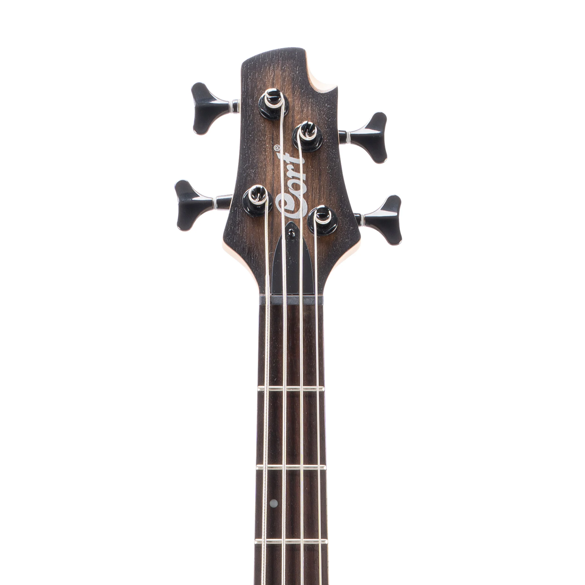 Cort C4 Plus Ovangkol/Mahogany Electric Bass Guitar, Antique Brown Burst - Image 5