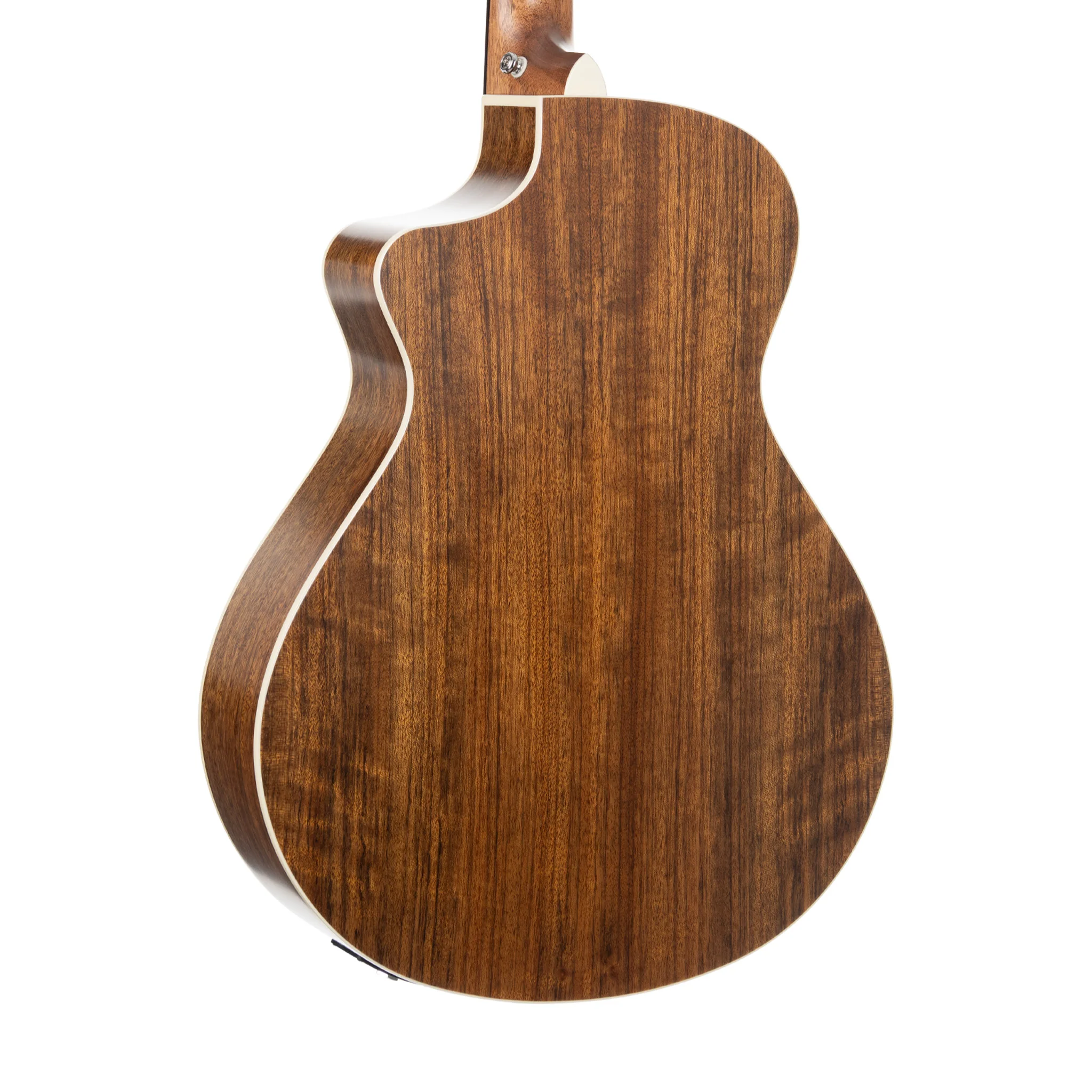 Cort Core MC Ovangkol Electro-Acoustic Guitar w/Bag, Black Top Semi Gloss - Image 4