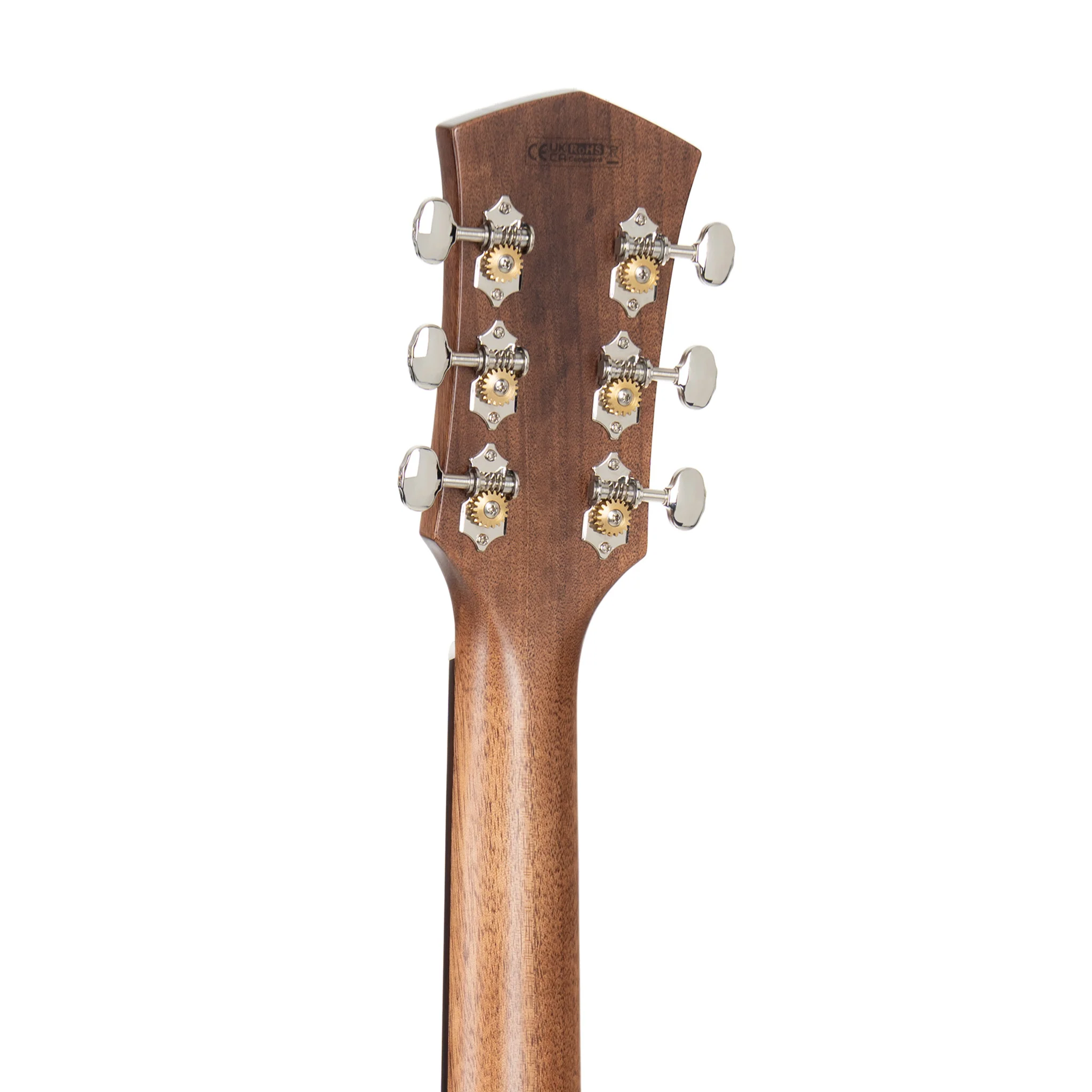Cort Core MC Ovangkol Electro-Acoustic Guitar w/Bag, Black Top Semi Gloss - Image 6